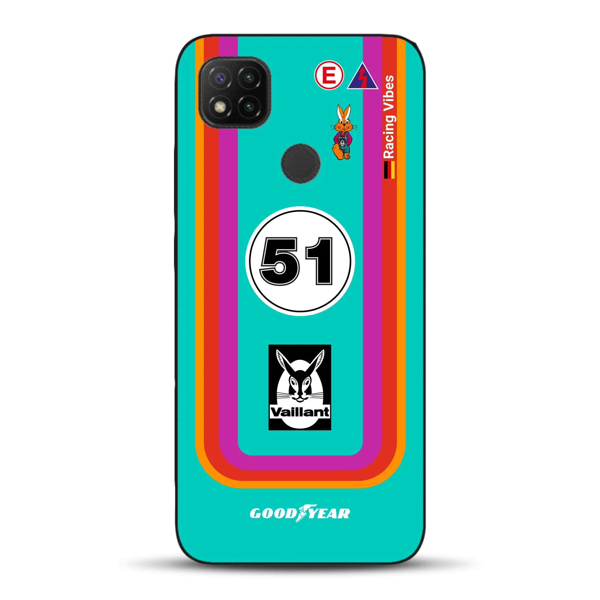 Porsche 935 K3 Vaillant Kremer Racing 1977 Livery - Individuelle Handyhülle für Xiaomi