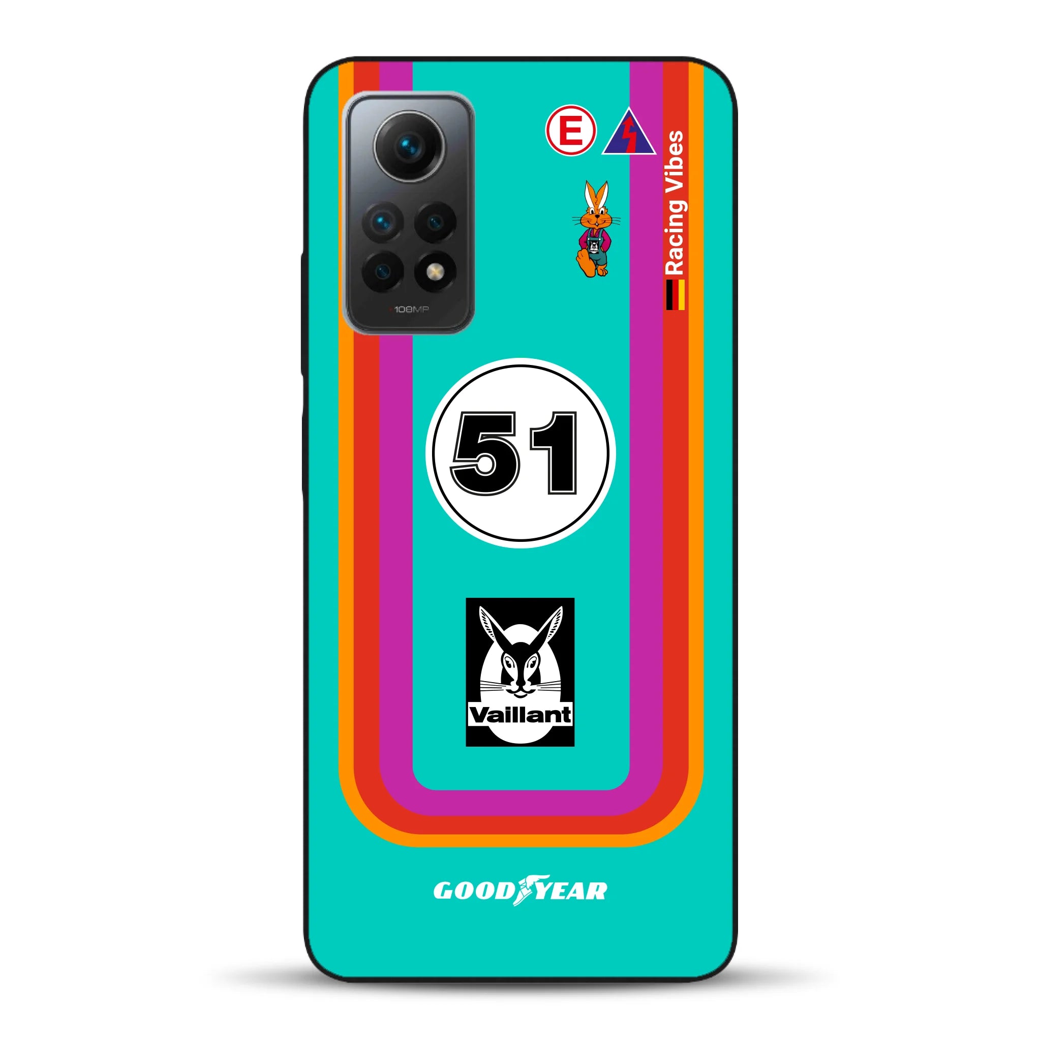 Porsche 935 K3 Vaillant Kremer Racing 1977 Livery - Housse de téléphone portable personnalisée pour Xiaomi