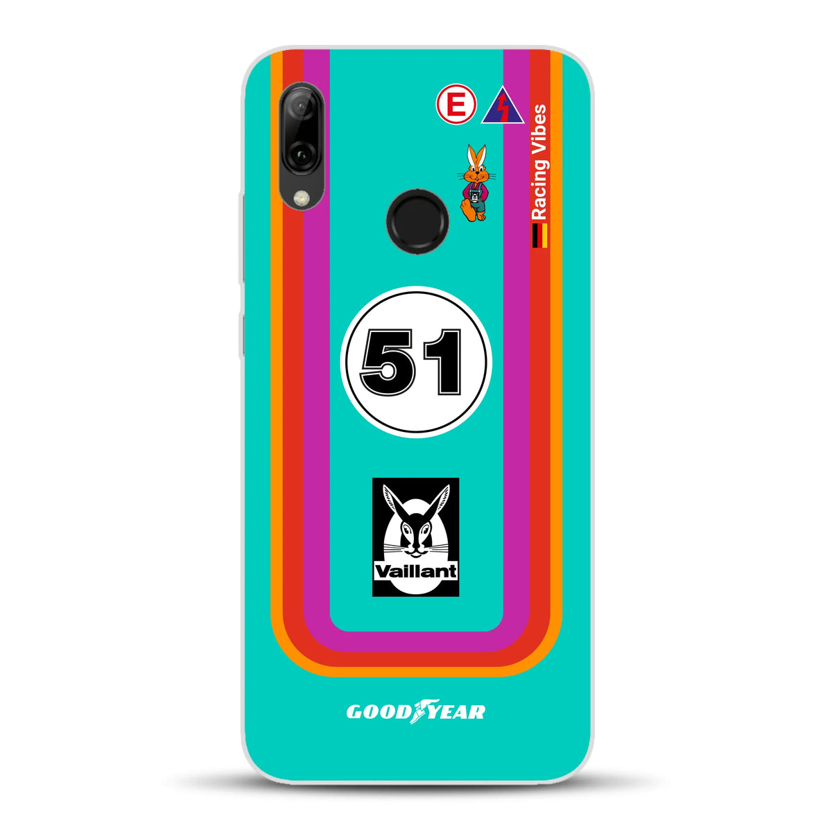 Porsche 935 K3 Vaillant Kremer Racing 1977 Livery - Housse de téléphone portable personnalisée pour Huawei