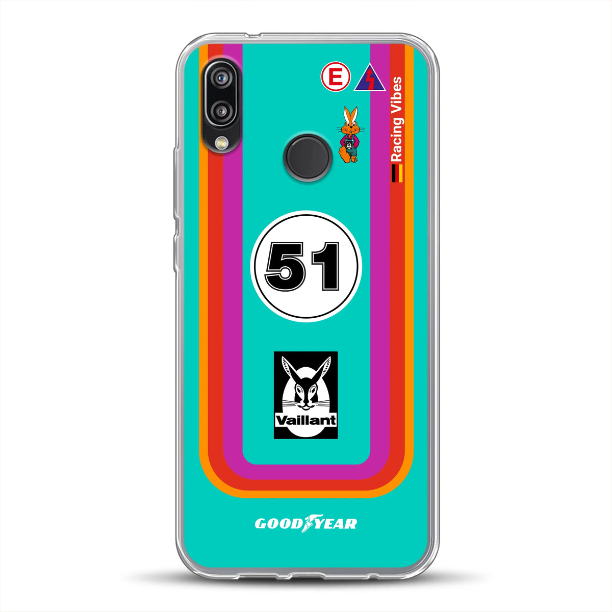 Porsche 935 K3 Vaillant Kremer Racing 1977 Livery - Housse de téléphone portable personnalisée pour Huawei