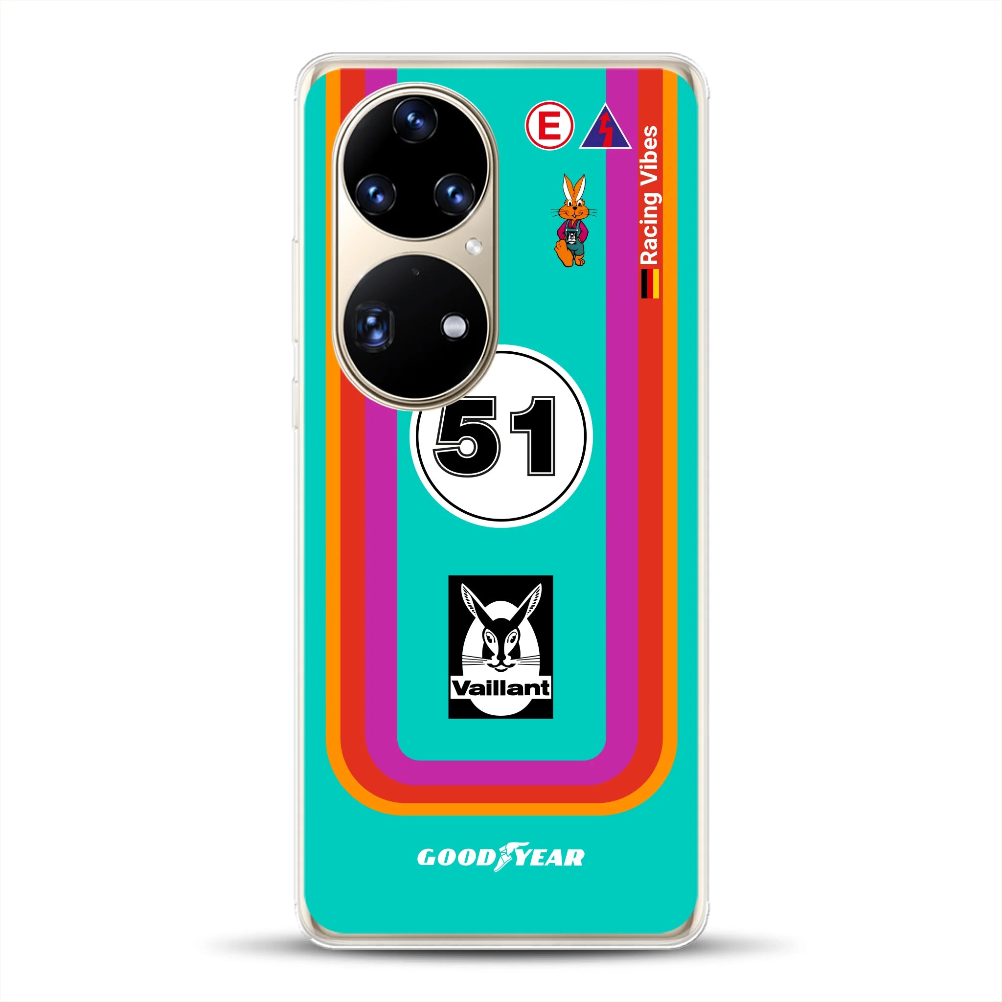 Porsche 935 K3 Vaillant Kremer Racing 1977 Livery - Individuelle Handyhülle für Huawei