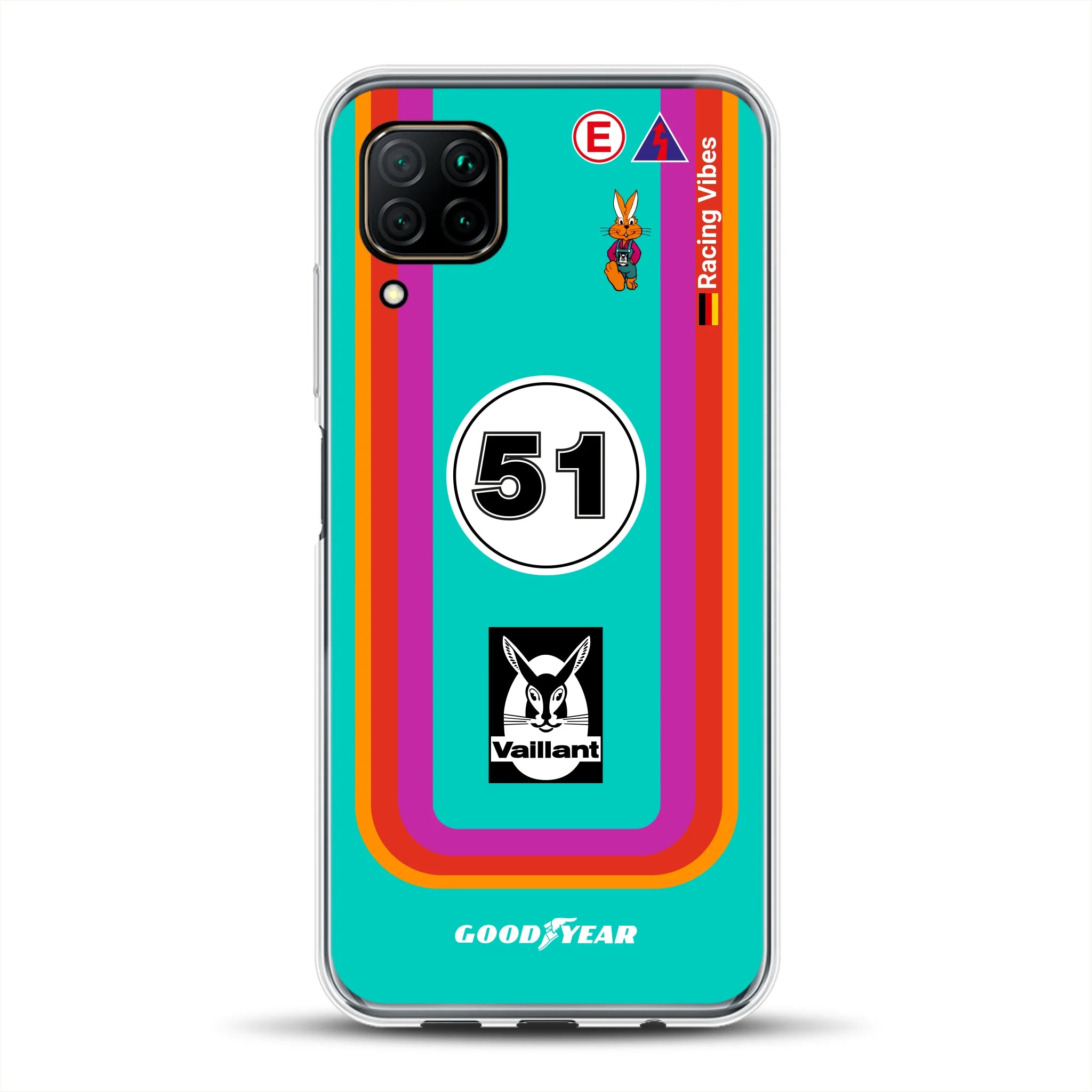 Porsche 935 K3 Vaillant Kremer Racing 1977 Livery - Individuelle Handyhülle für Huawei