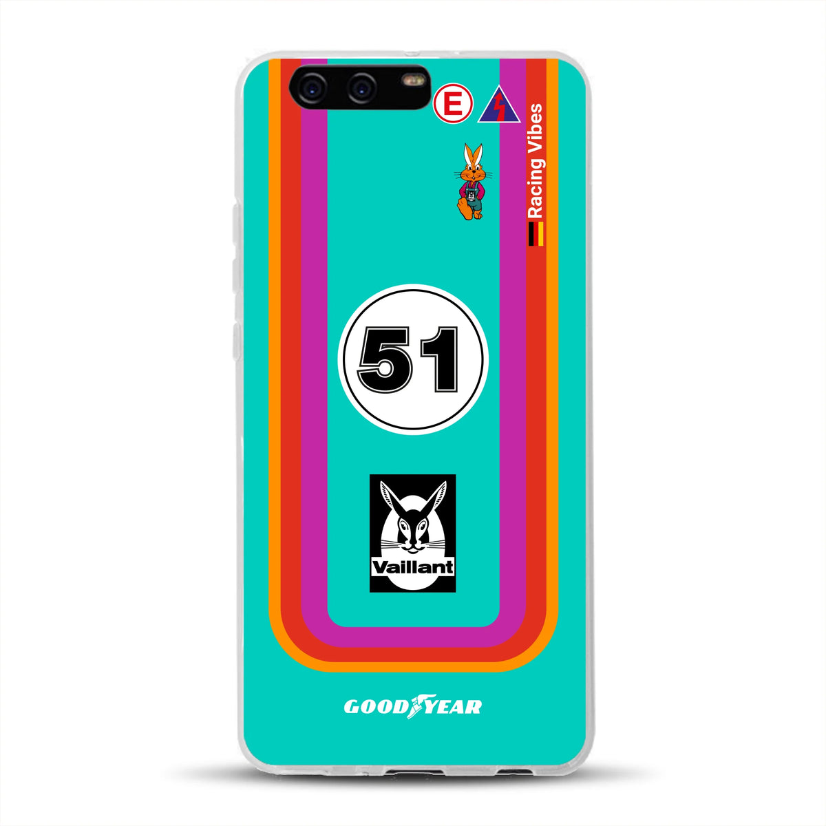Porsche 935 K3 Vaillant Kremer Racing 1977 Livery - Housse de téléphone portable personnalisée pour Huawei