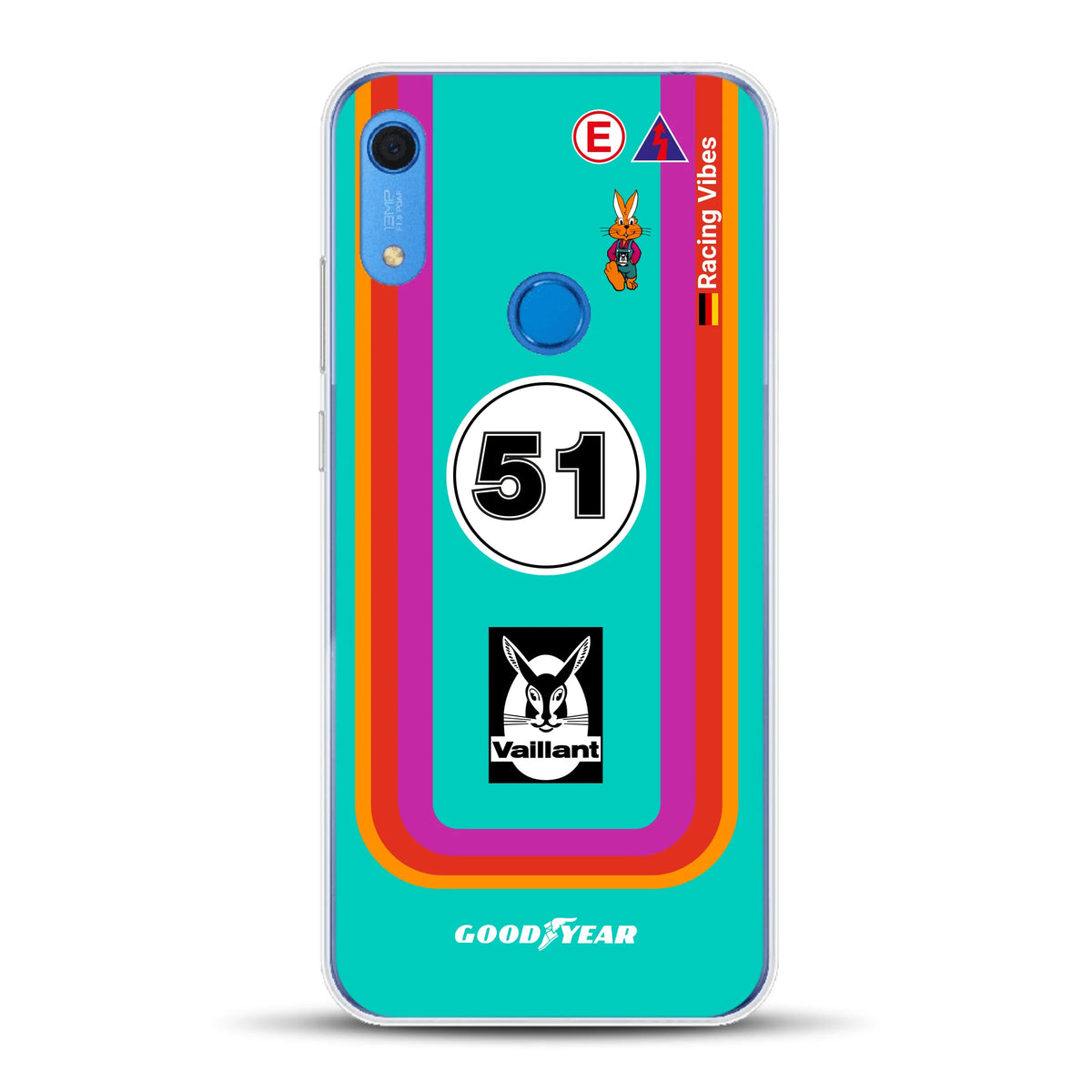 Porsche 935 K3 Vaillant Kremer Racing 1977 Livery - Housse de téléphone portable personnalisée pour Huawei