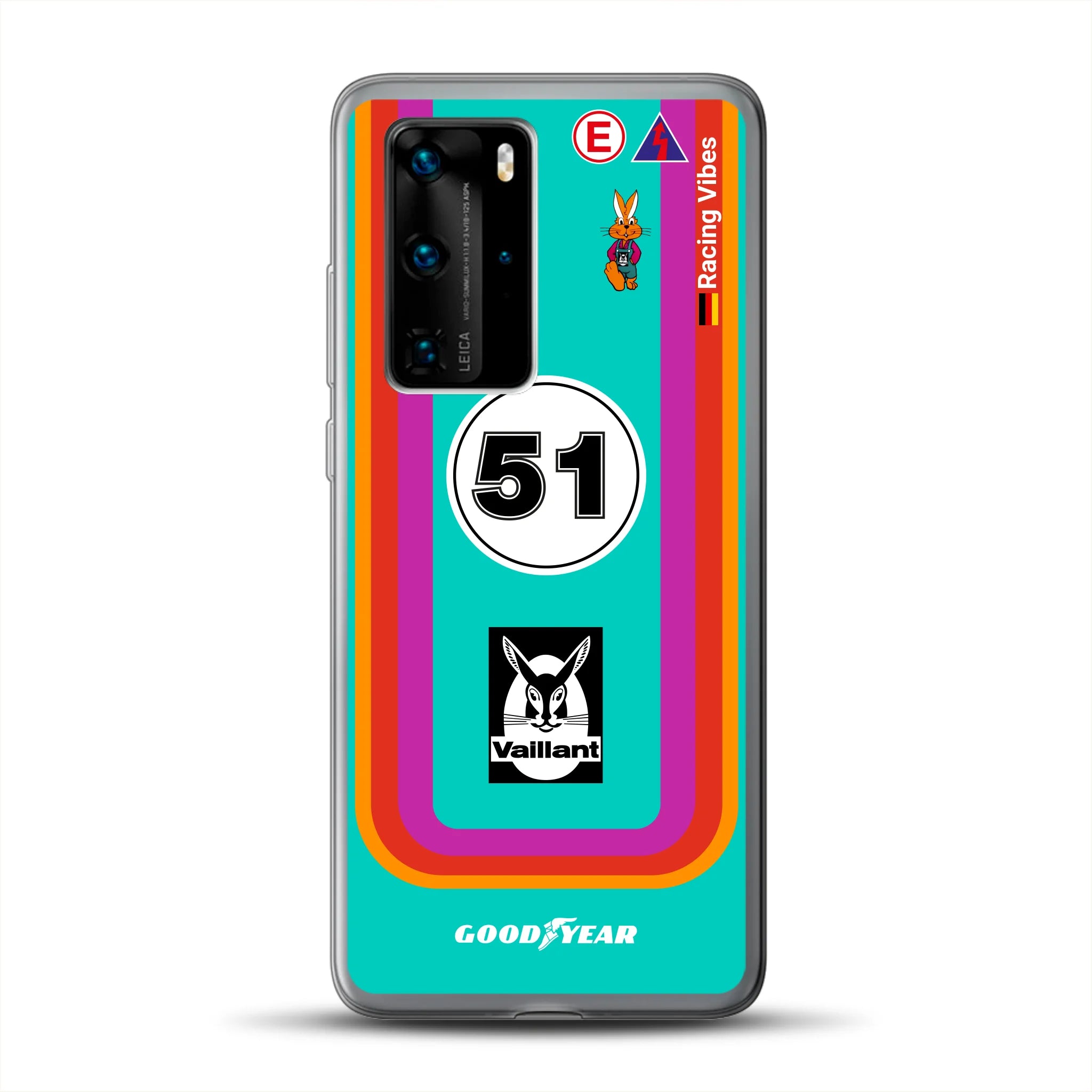 Porsche 935 K3 Vaillant Kremer Racing 1977 Livery - Individuelle Handyhülle für Huawei