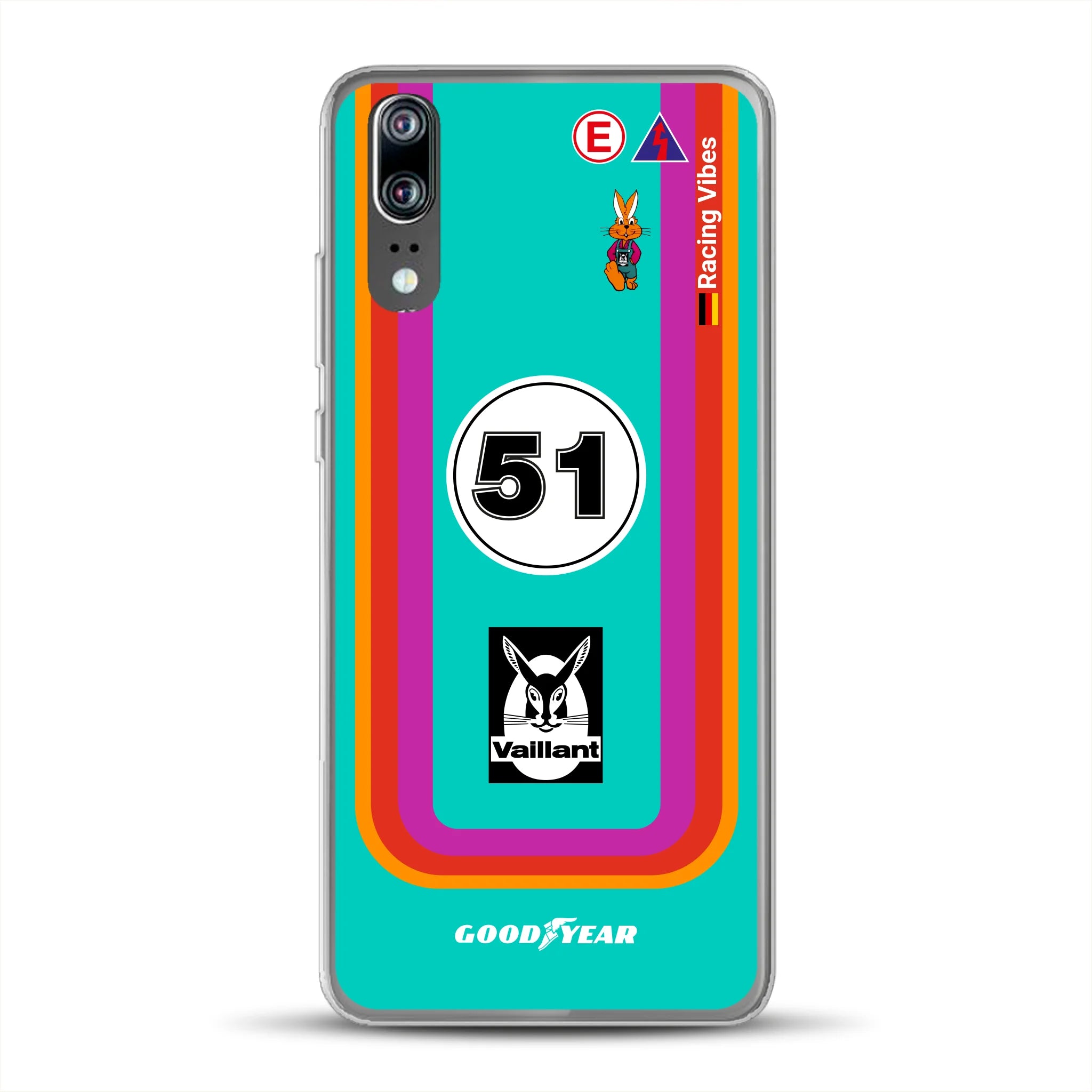 Porsche 935 K3 Vaillant Kremer Racing 1977 Livery - Individuelle Handyhülle für Huawei
