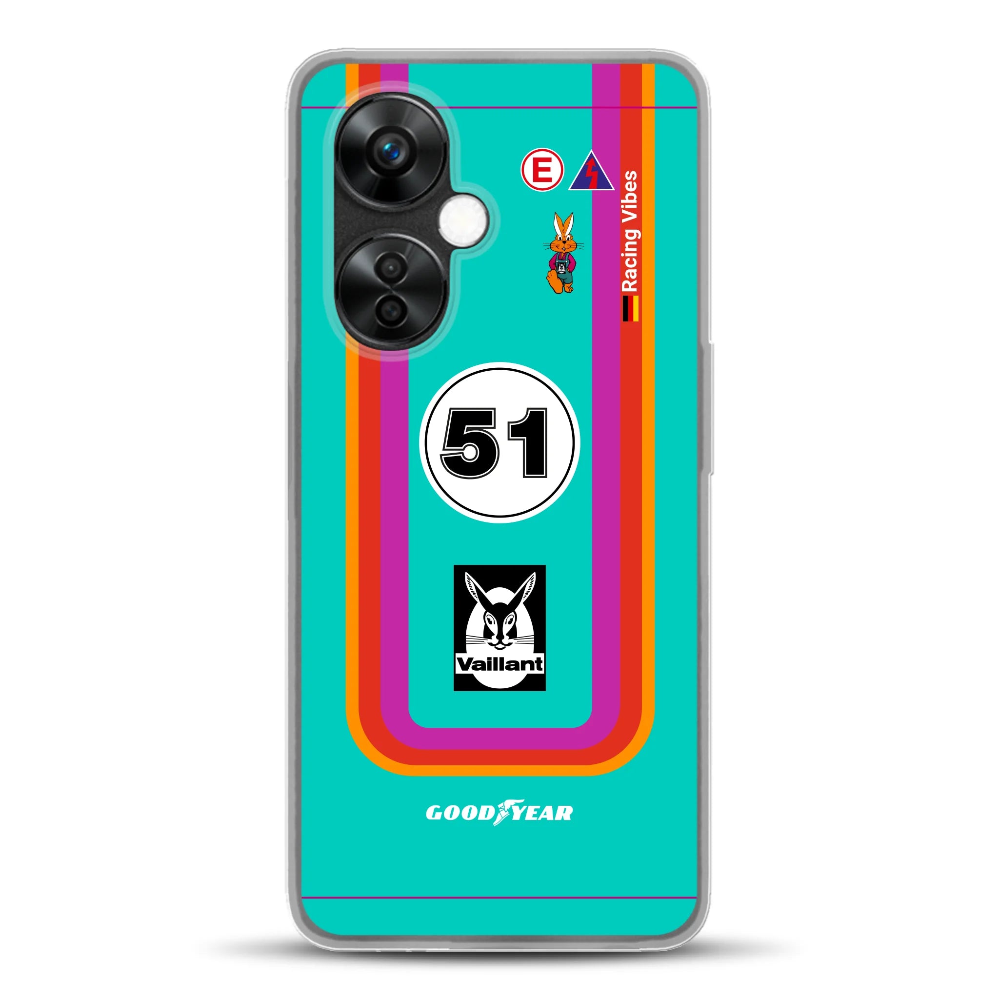 Porsche 935 K3 Vaillant Kremer Racing 1977 Livery - Housse de téléphone portable personnalisée