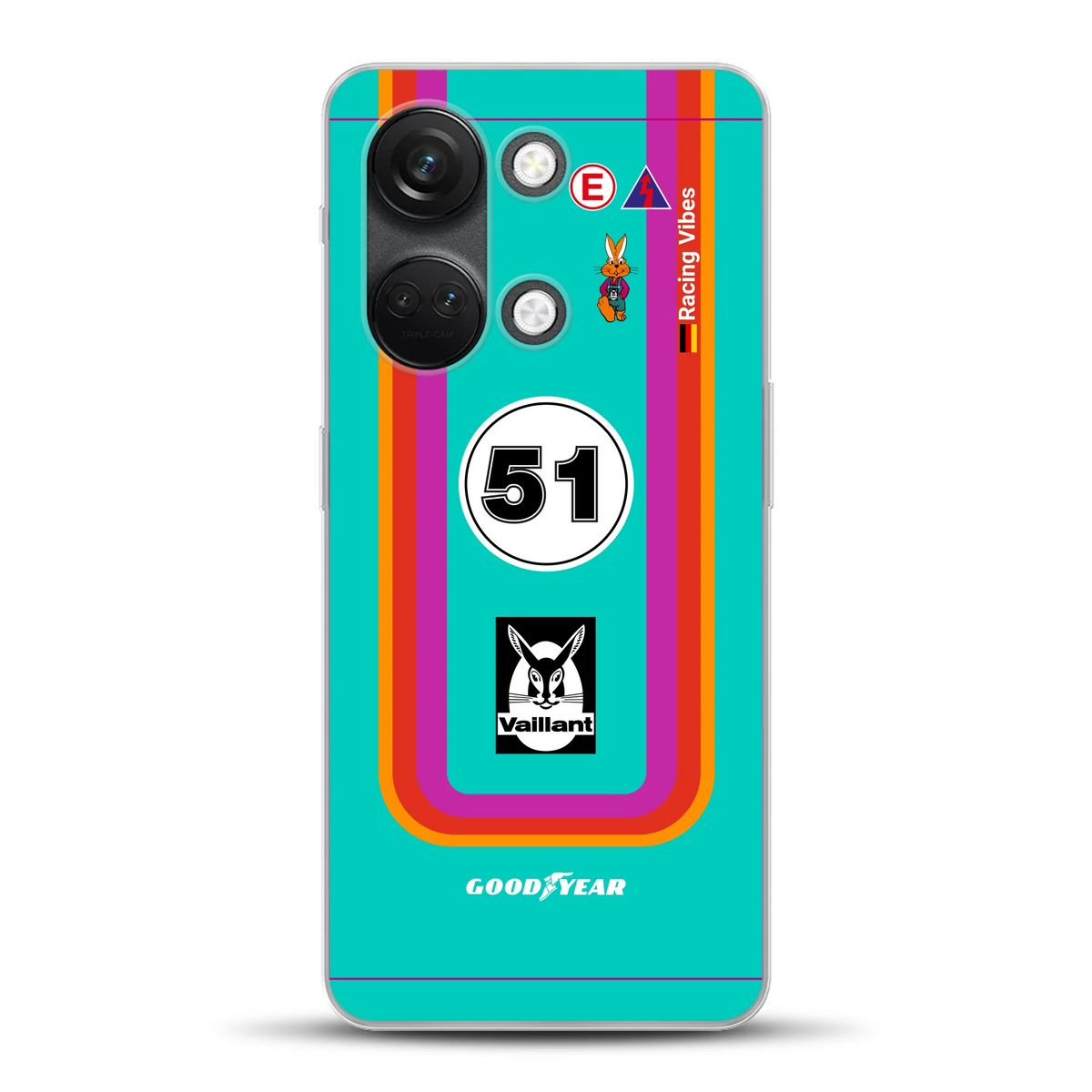 Porsche 935 K3 Vaillant Kremer Racing 1977 Livery - Housse de téléphone portable personnalisée