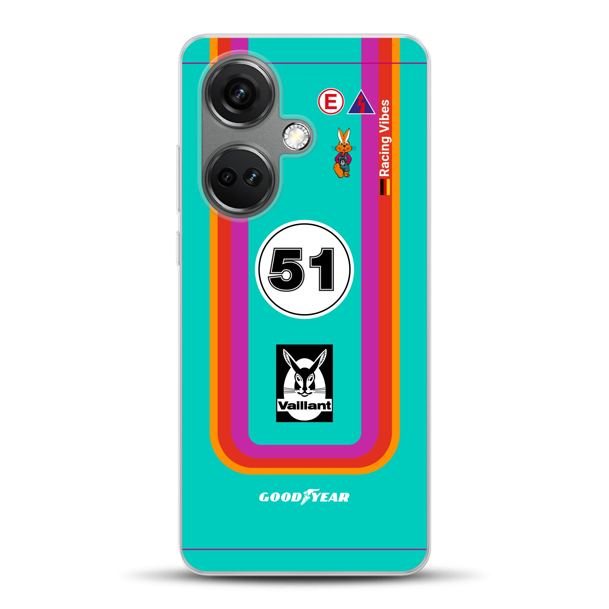 Porsche 935 K3 Vaillant Kremer Racing 1977 Livery - Housse de téléphone portable personnalisée