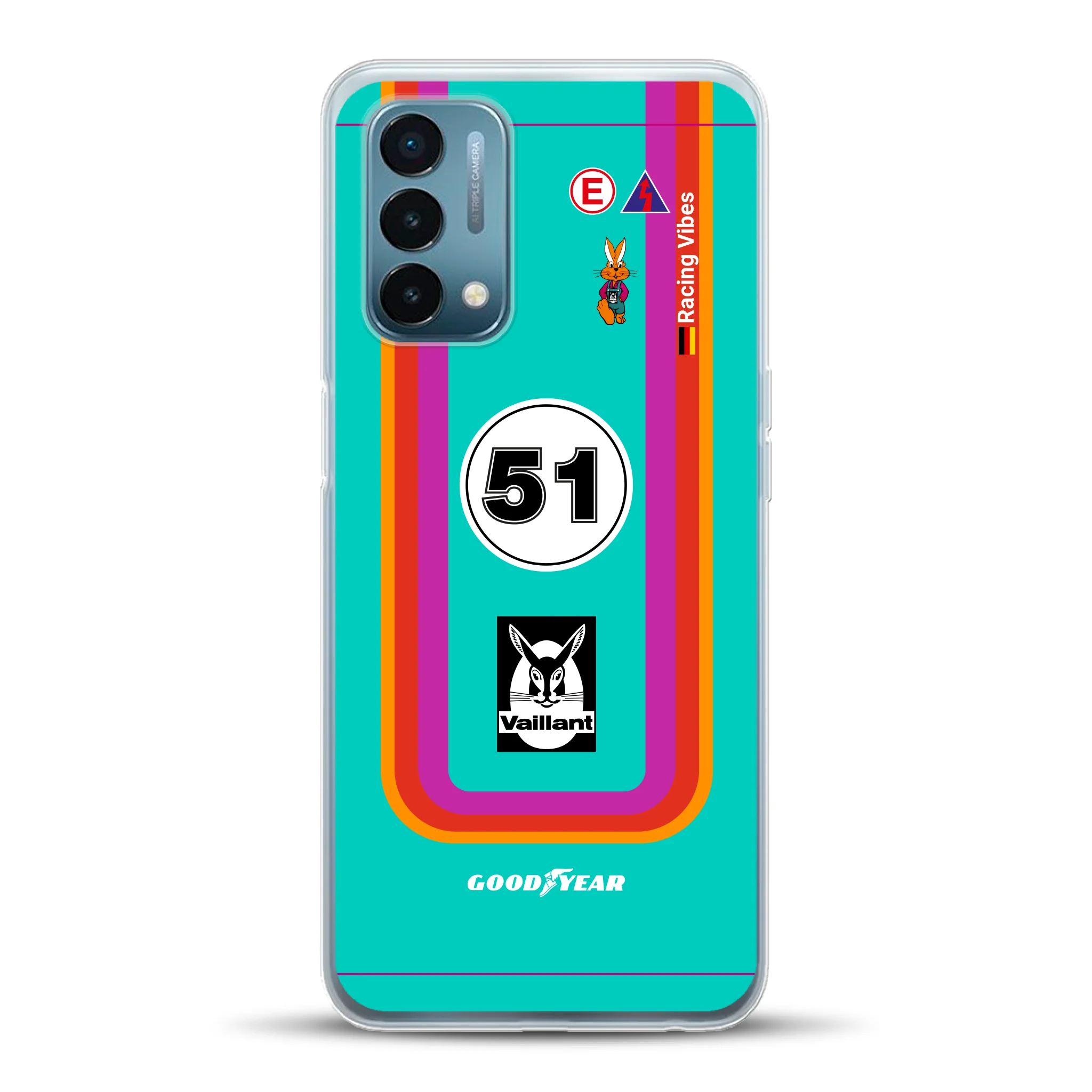 Porsche 935 K3 Vaillant Kremer Racing 1977 Livery - Housse de téléphone portable personnalisée