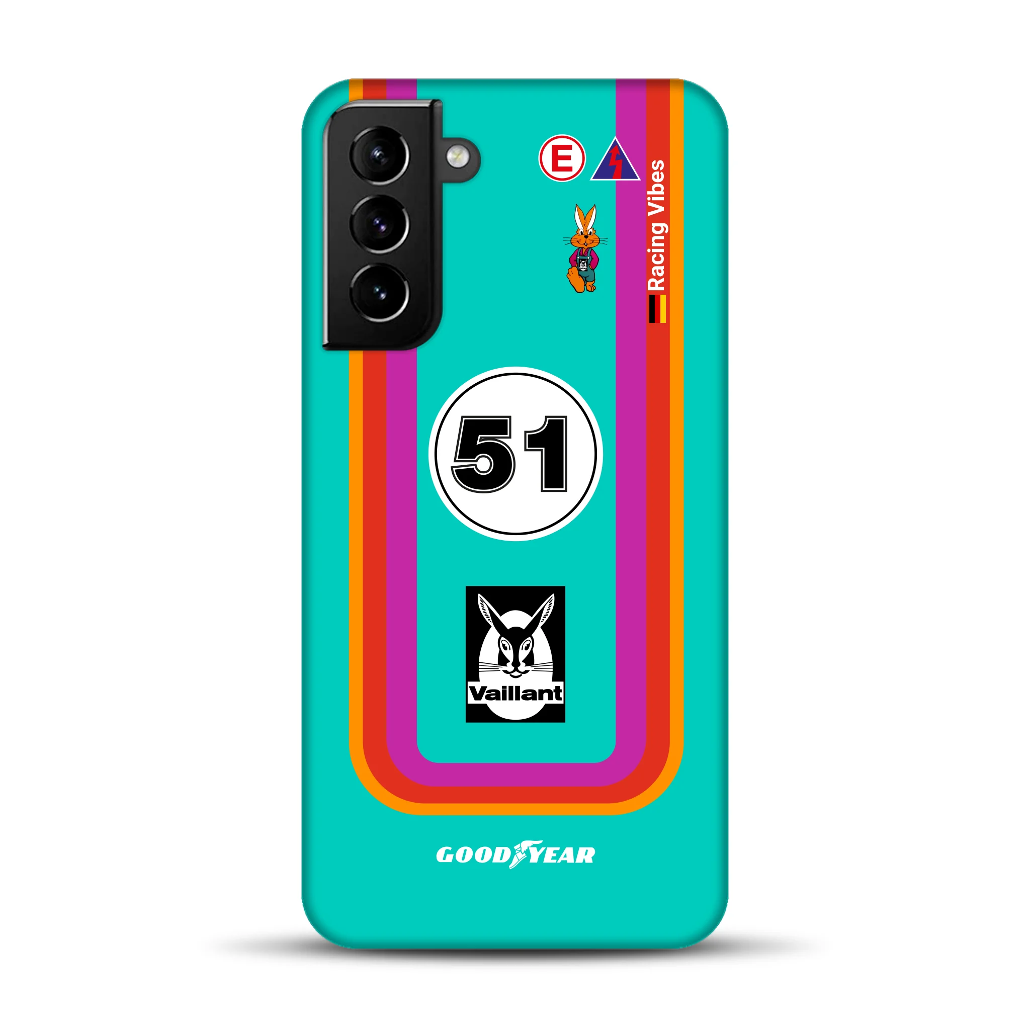 Porsche 935 K3 Vaillant Kremer Racing 1977 Livery - Individuelle Premium Hülle für Samsung