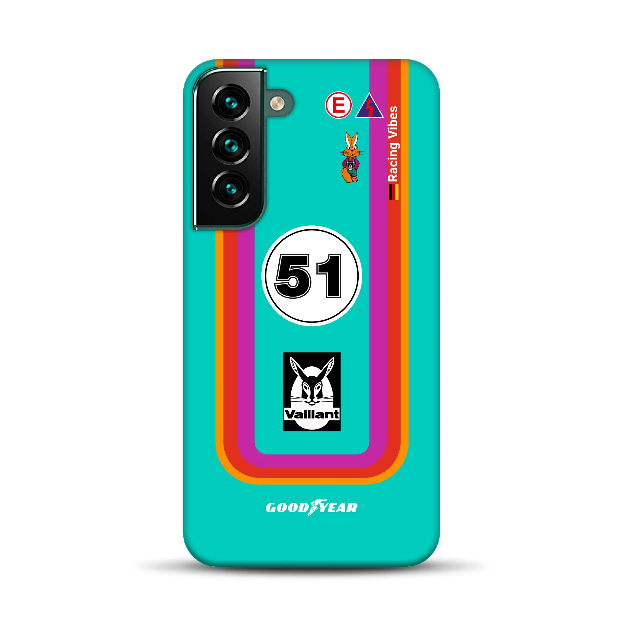 Porsche 935 K3 Vaillant Kremer Racing 1977 Livery - Individuelle Premium Hülle für Samsung