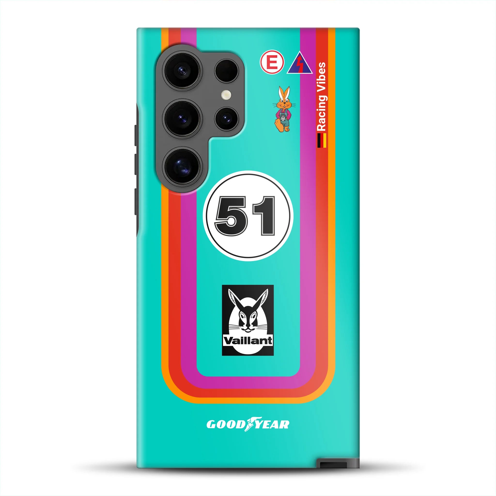 Porsche 935 K3 Vaillant Kremer Racing 1977 Livery - Individuelle Premium Hülle für Samsung
