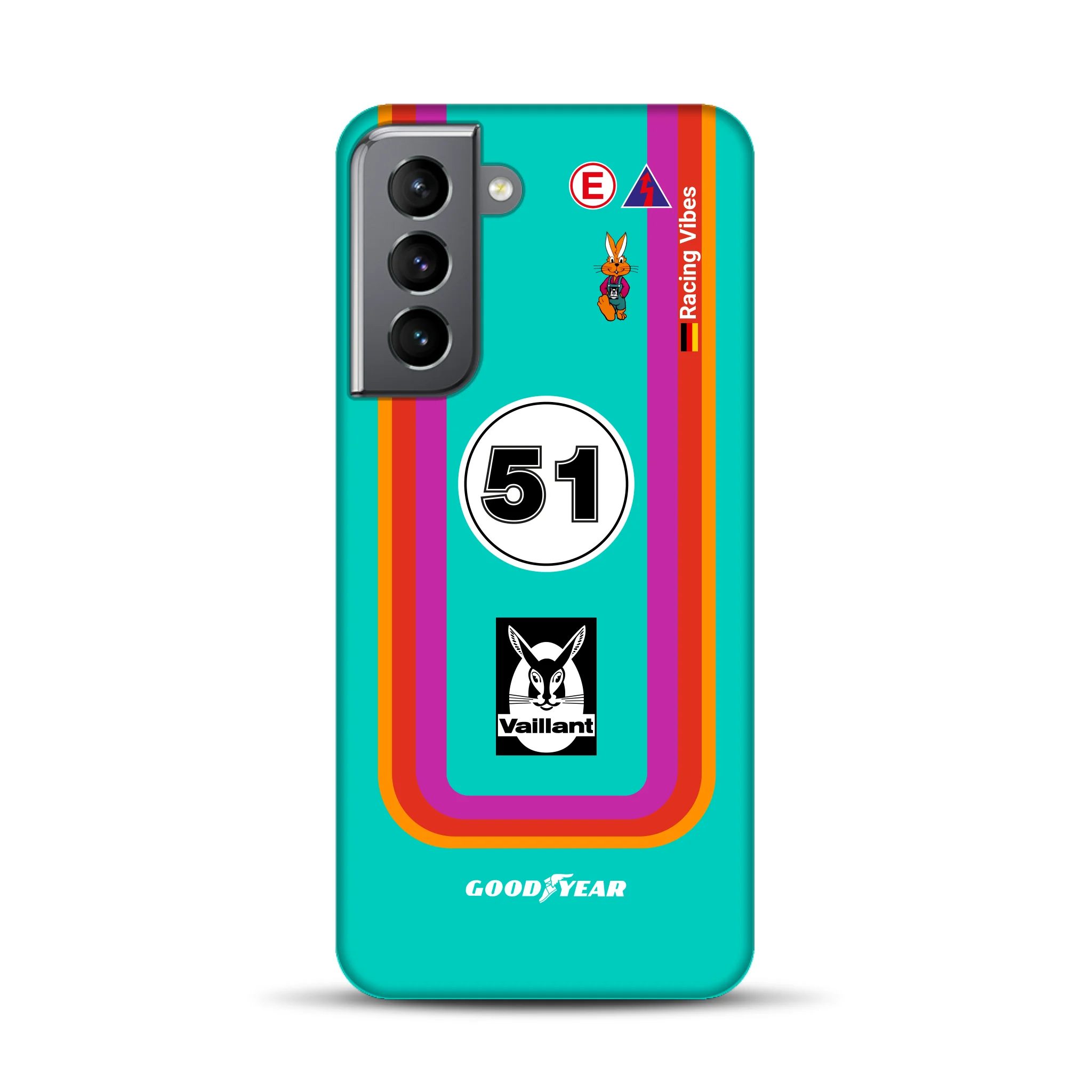 Porsche 935 K3 Vaillant Kremer Racing 1977 Livery - Individuelle Premium Hülle für Samsung