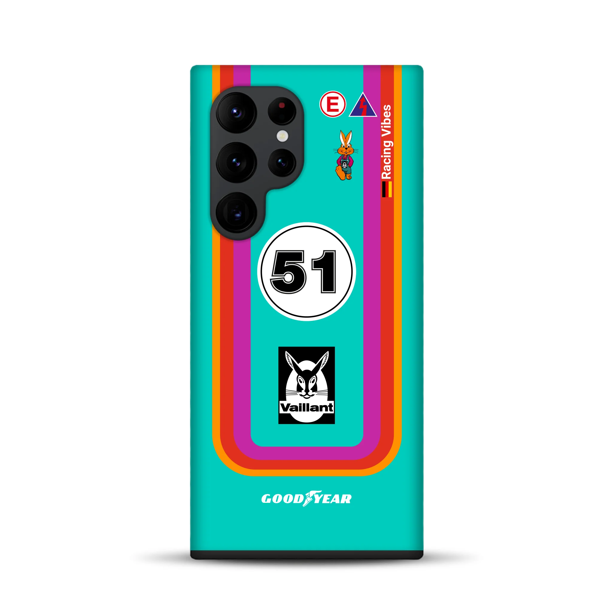 Porsche 935 K3 Vaillant Kremer Racing 1977 Livery - Individuelle Premium Hülle für Samsung