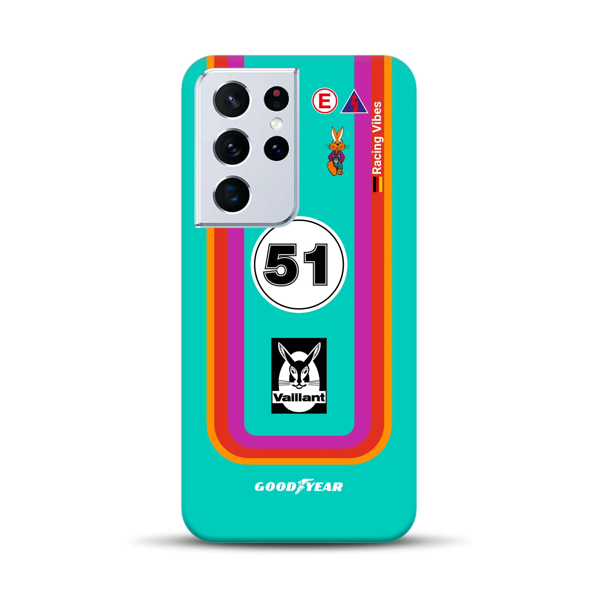Porsche 935 K3 Vaillant Kremer Racing 1977 Livery - Individuelle Premium Hülle für Samsung