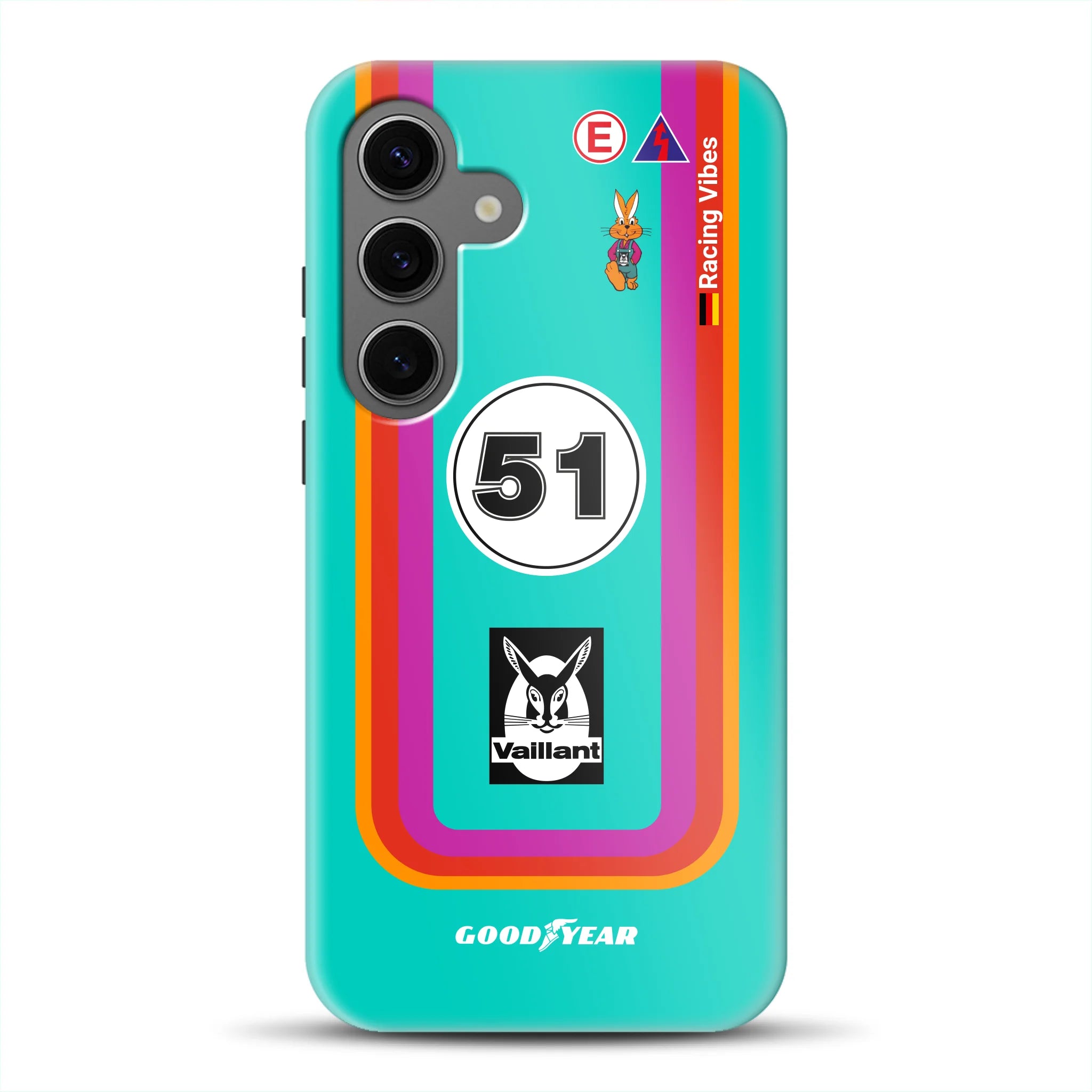 Porsche 935 K3 Vaillant Kremer Racing 1977 Livery - Individuelle Premium Hülle für Samsung