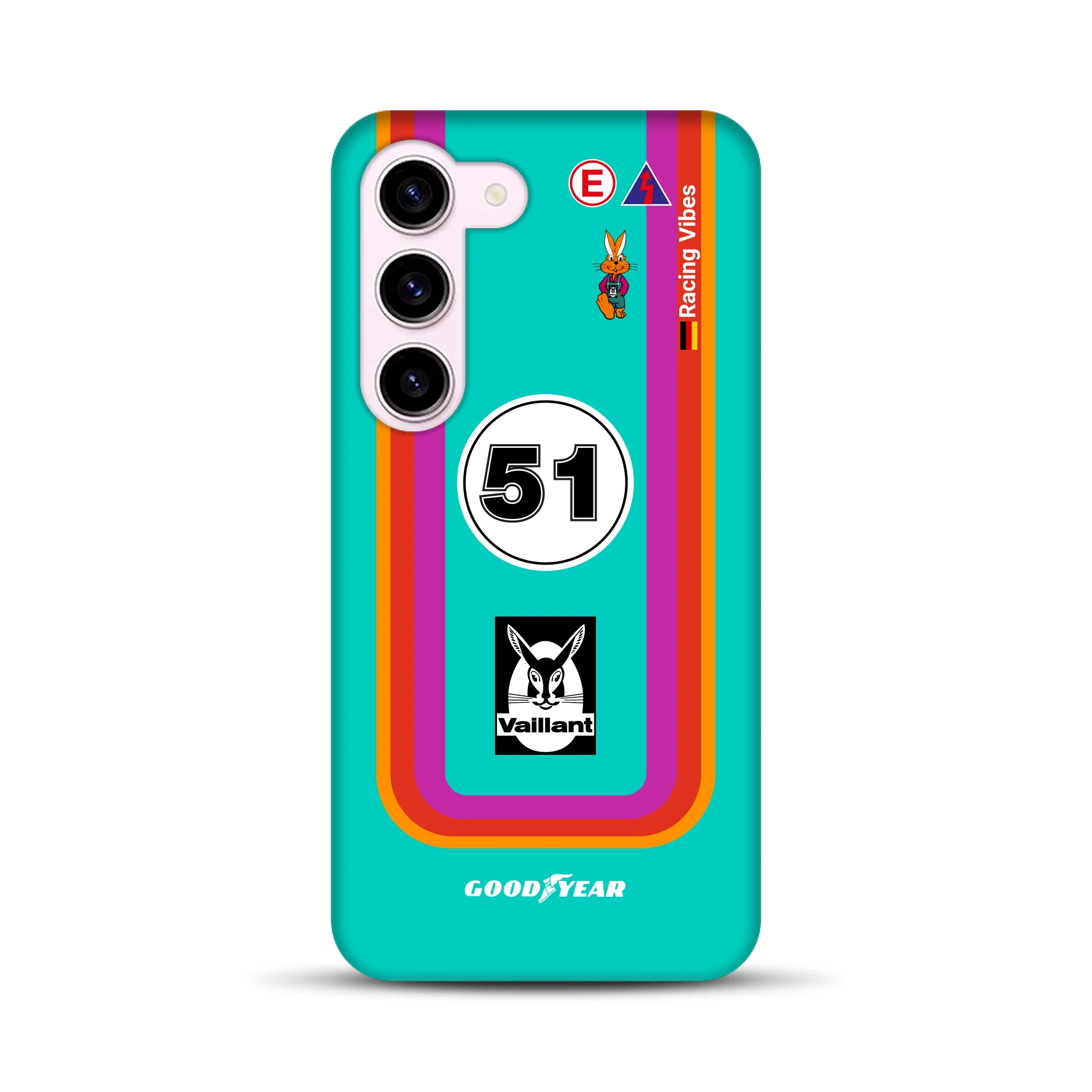 Porsche 935 K3 Vaillant Kremer Racing 1977 Livery - Individuelle Premium Hülle für Samsung