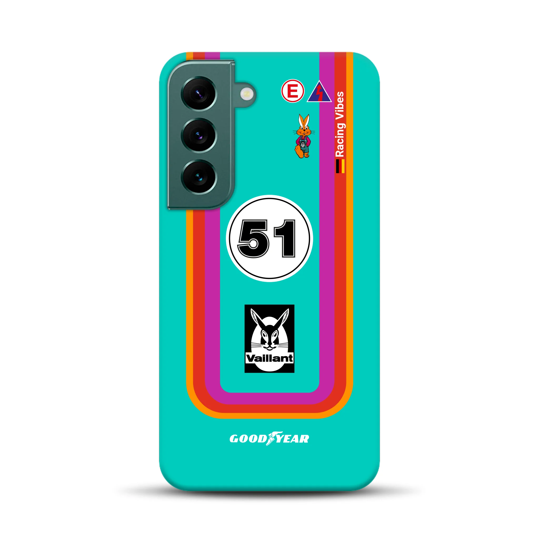 Porsche 935 K3 Vaillant Kremer Racing 1977 Livery - Individuelle Premium Hülle für Samsung