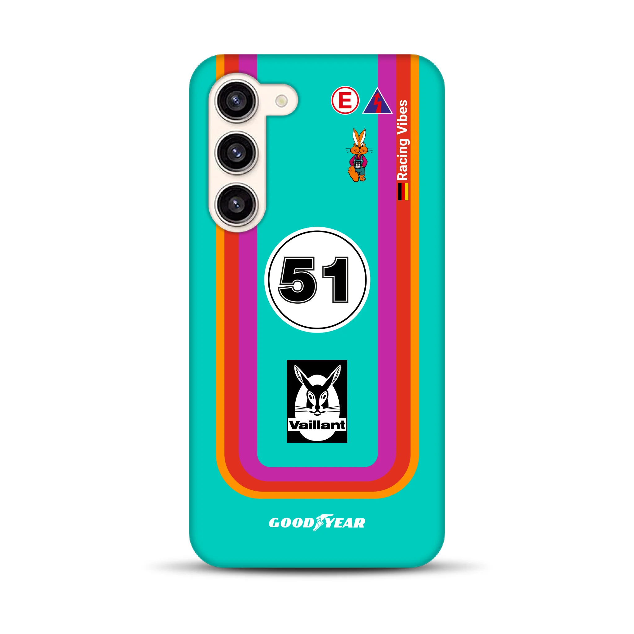 Porsche 935 K3 Vaillant Kremer Racing 1977 Livery - Individuelle Premium Hülle für Samsung