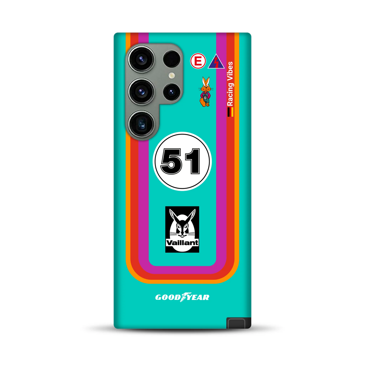 Porsche 935 K3 Vaillant Kremer Racing 1977 Livery - Individuelle Premium Hülle für Samsung
