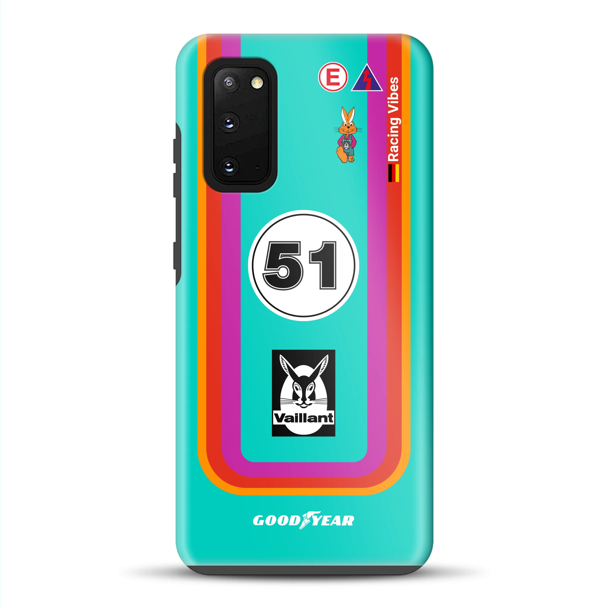 Porsche 935 K3 Vaillant Kremer Racing 1977 Livery - Individuelle Premium Hülle für Samsung