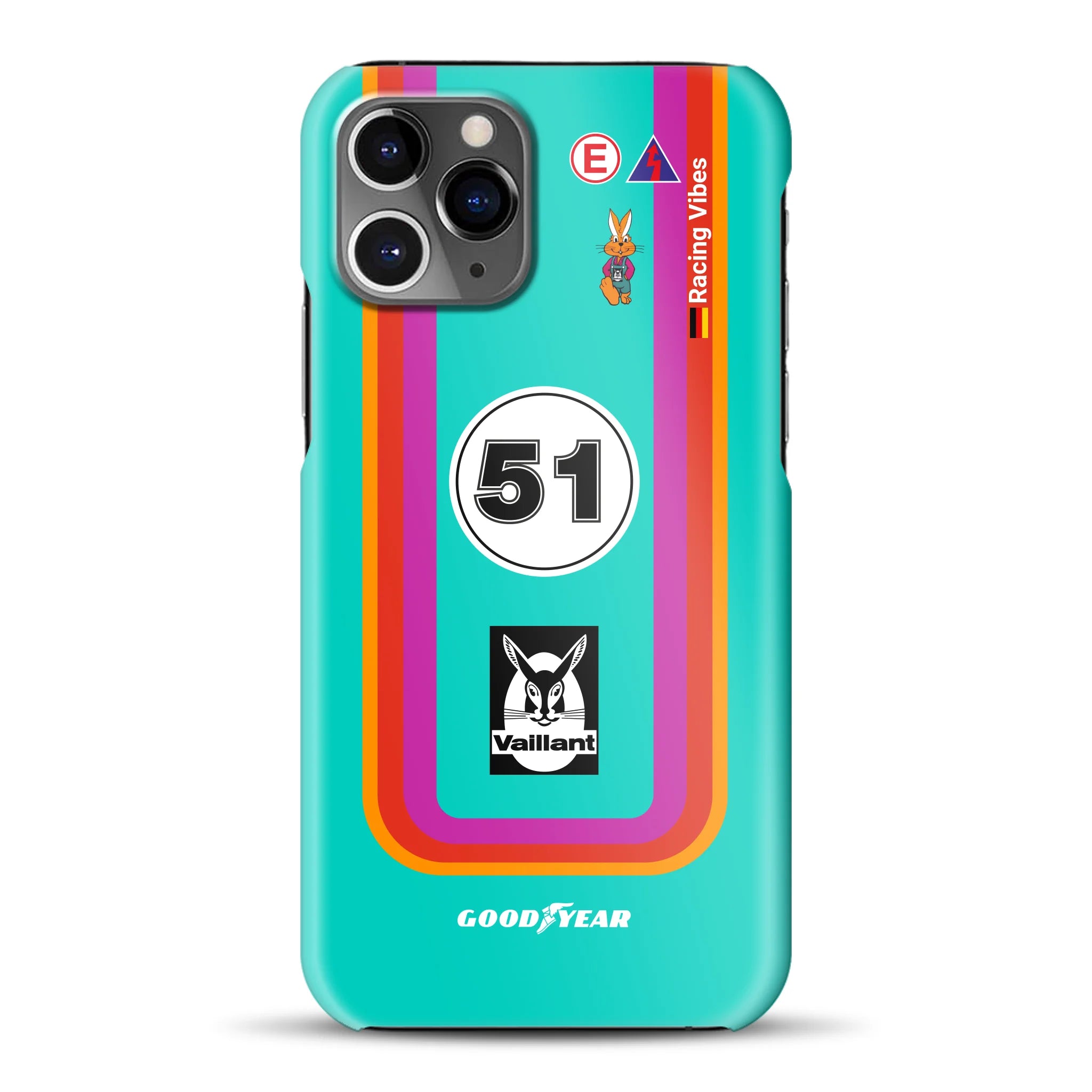 Porsche 935 K3 Vaillant Kremer Racing 1977 Livery - Custodia rigida per iPhone