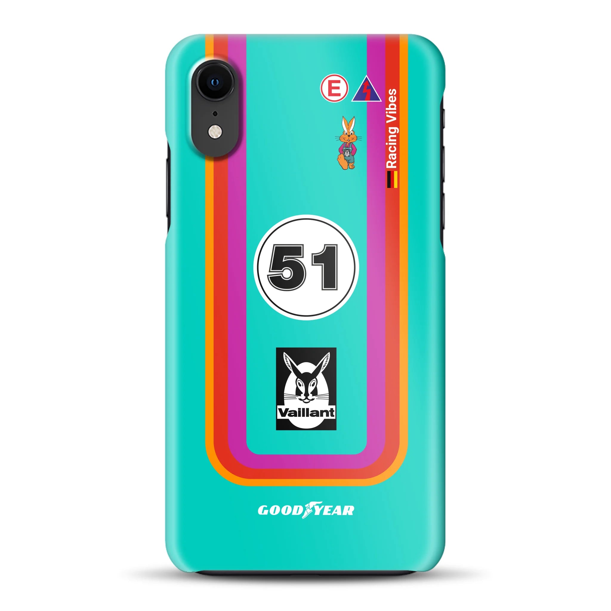 Porsche 935 K3 Vaillant Kremer Racing 1977 Livery - Custodia rigida per iPhone