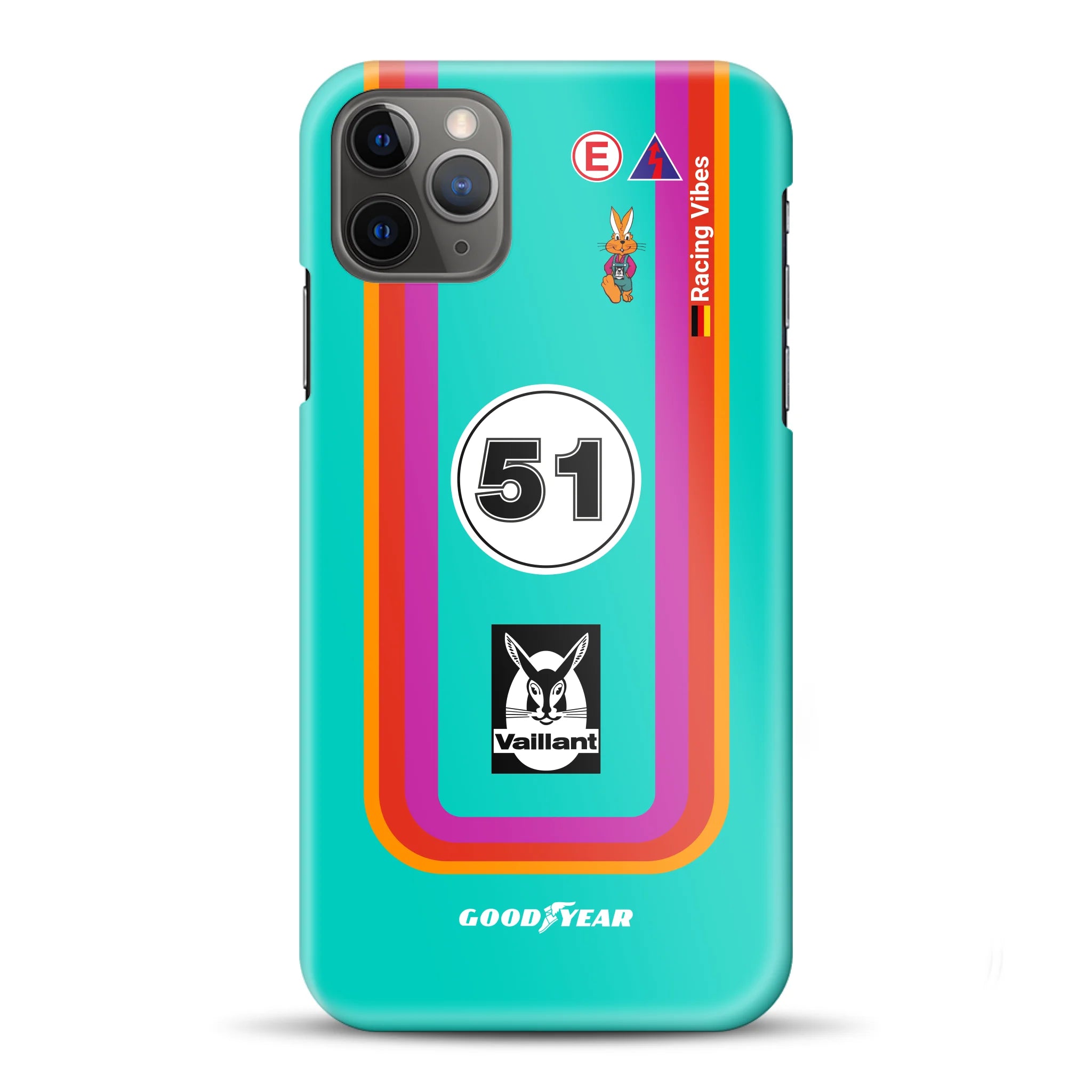 Porsche 935 K3 Vaillant Kremer Racing 1977 Livery - Custodia rigida per iPhone