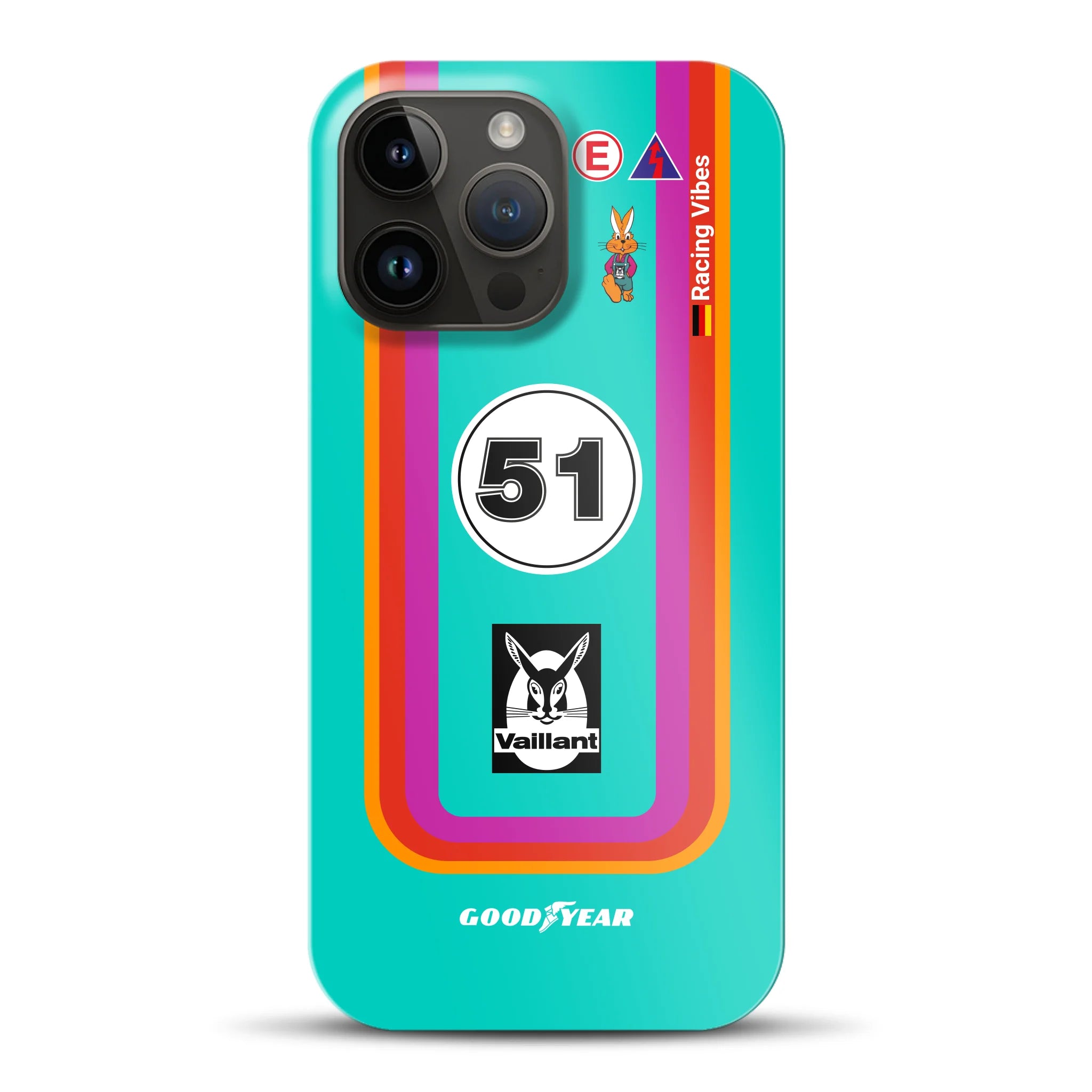 Porsche 935 K3 Vaillant Kremer Racing 1977 Livery - Custodia rigida per iPhone