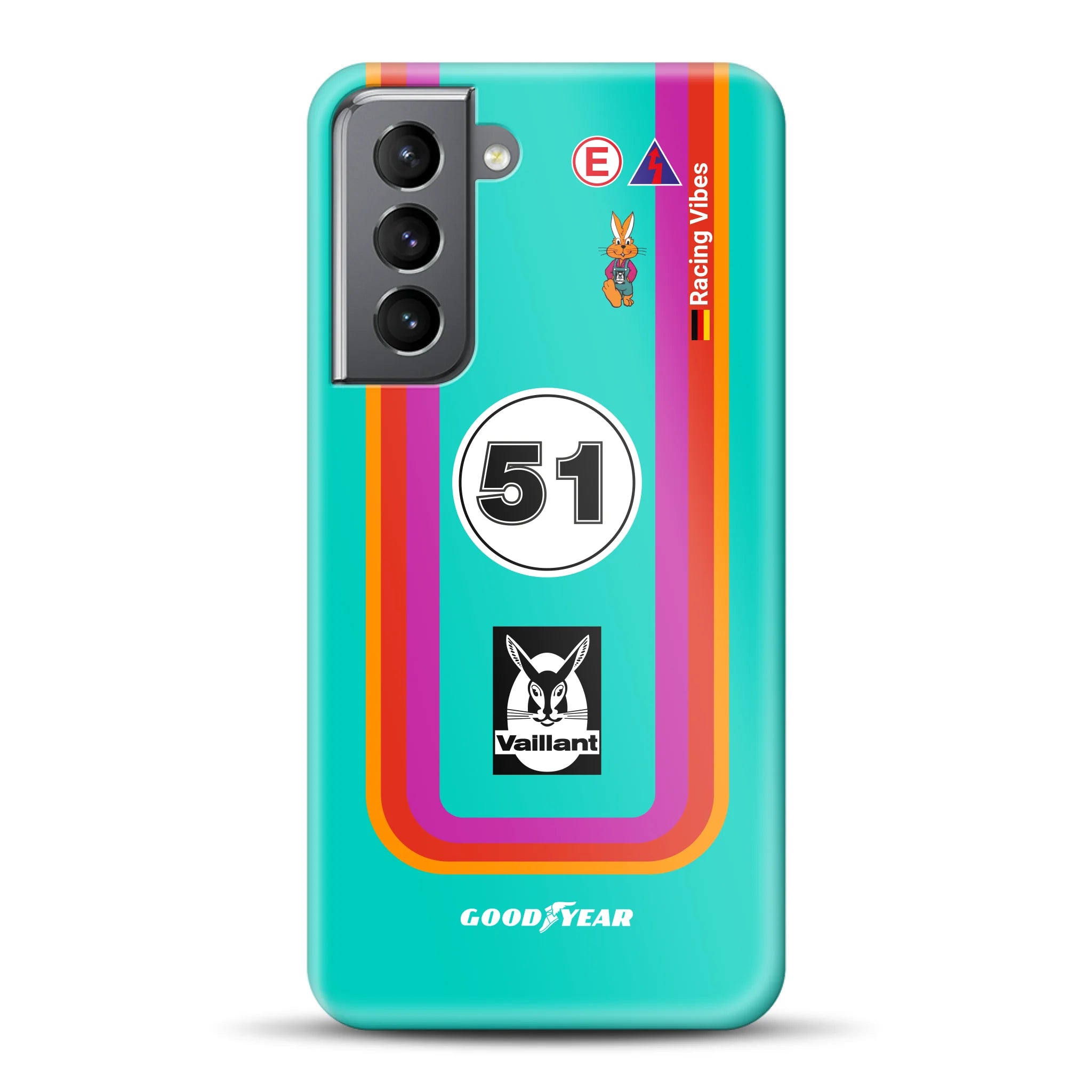 Porsche 935 K3 Vaillant Kremer Racing 1977 Livery - Hard case for Samsung