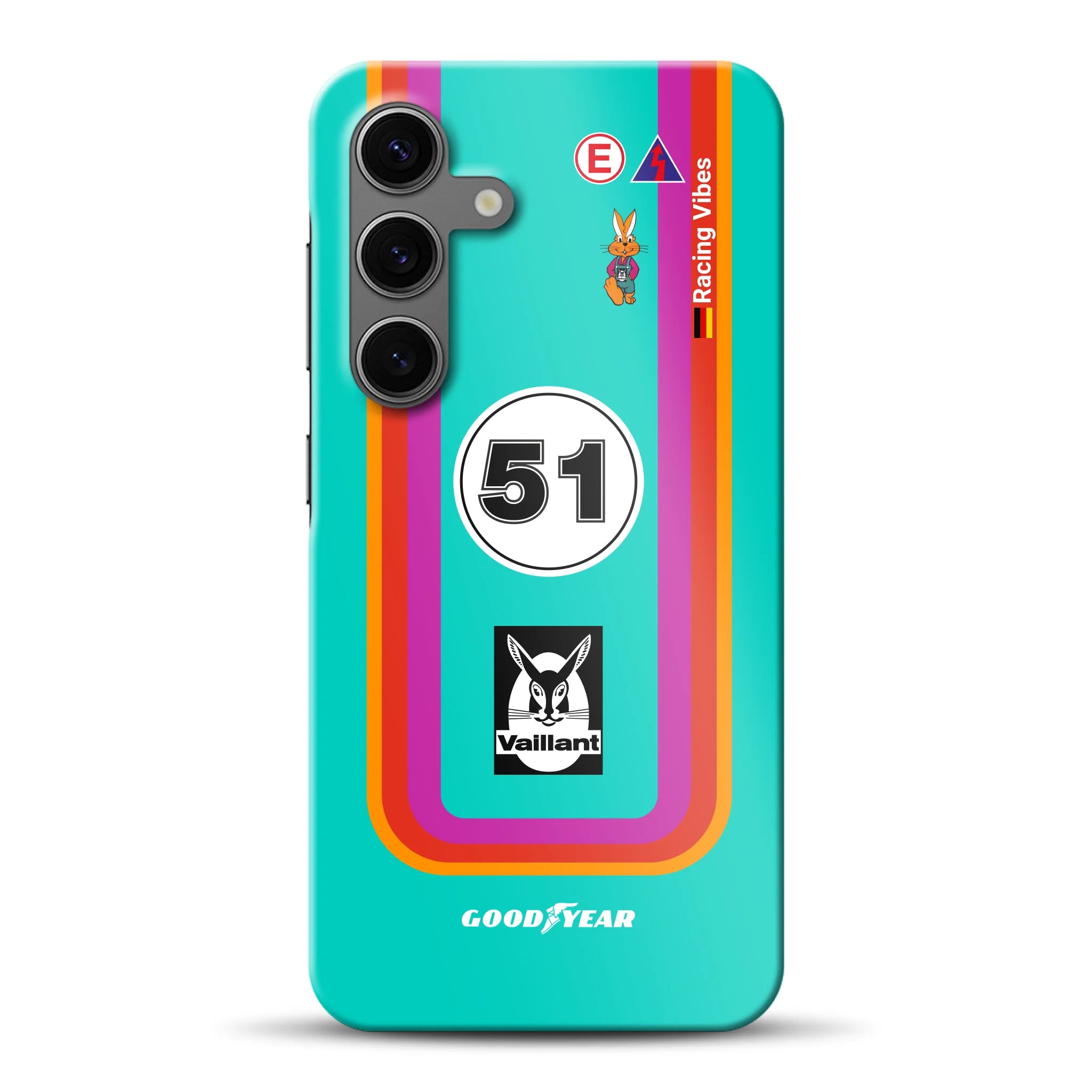 Porsche 935 K3 Vaillant Kremer Racing 1977 Livery - Individuelle Hardcase Hülle für Samsung