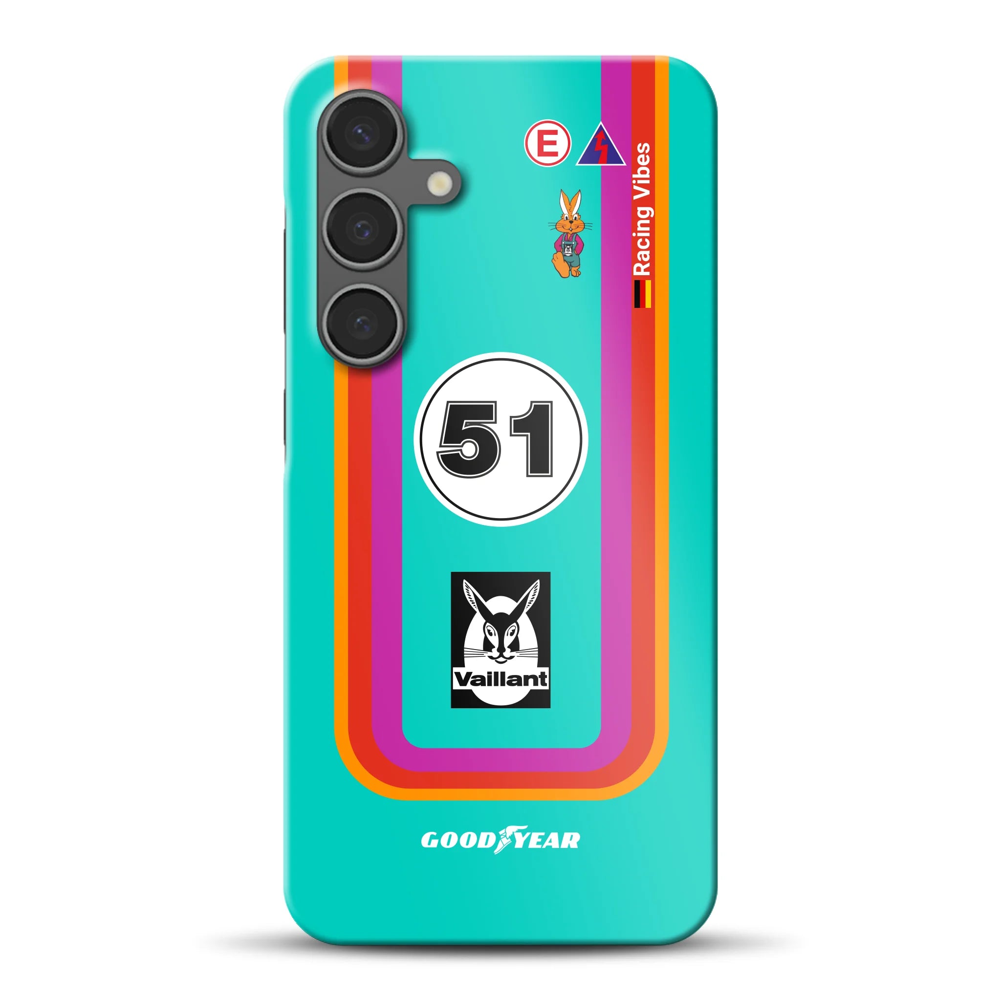 Porsche 935 K3 Vaillant Kremer Racing 1977 Livery - Individuelle Hardcase Hülle für Samsung