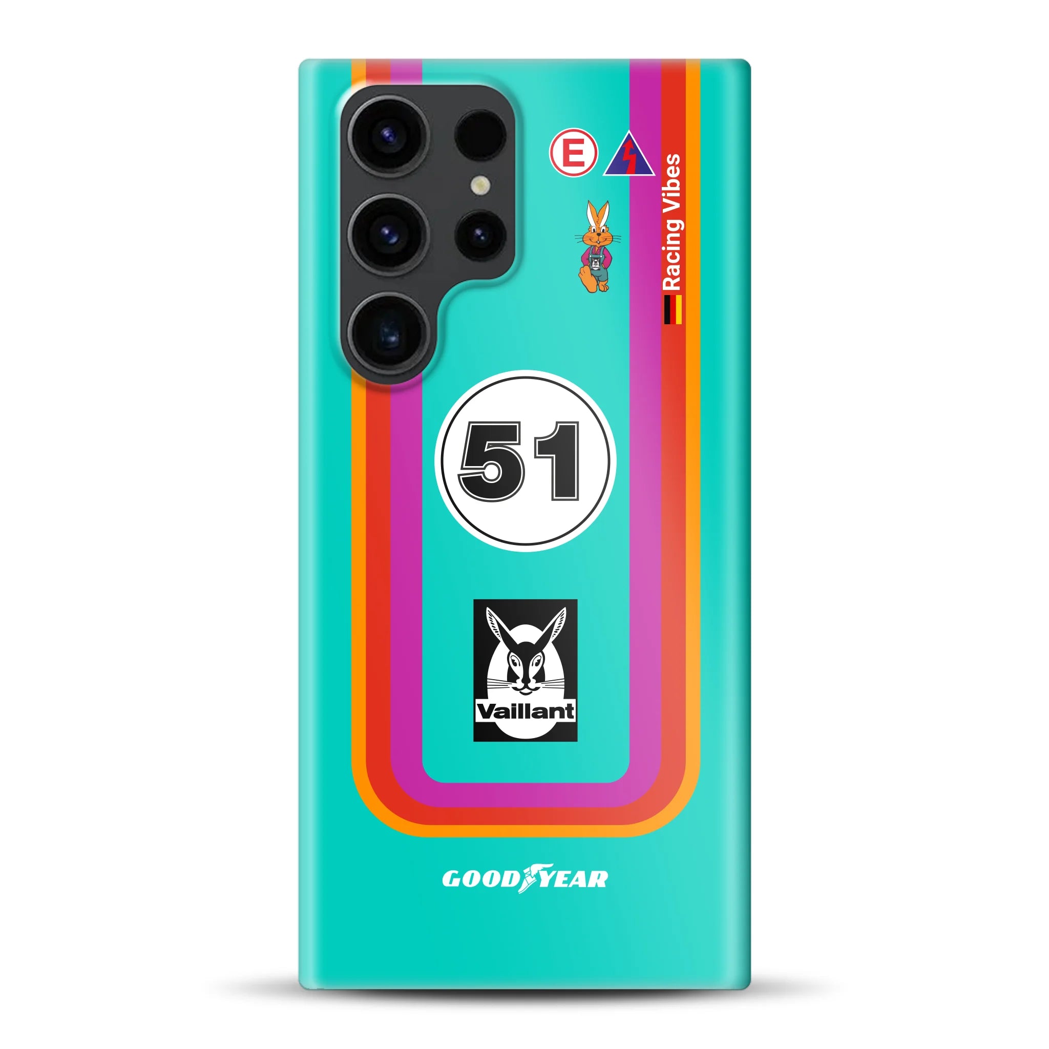 Porsche 935 K3 Vaillant Kremer Racing 1977 Livery - Individuelle Hardcase Hülle für Samsung