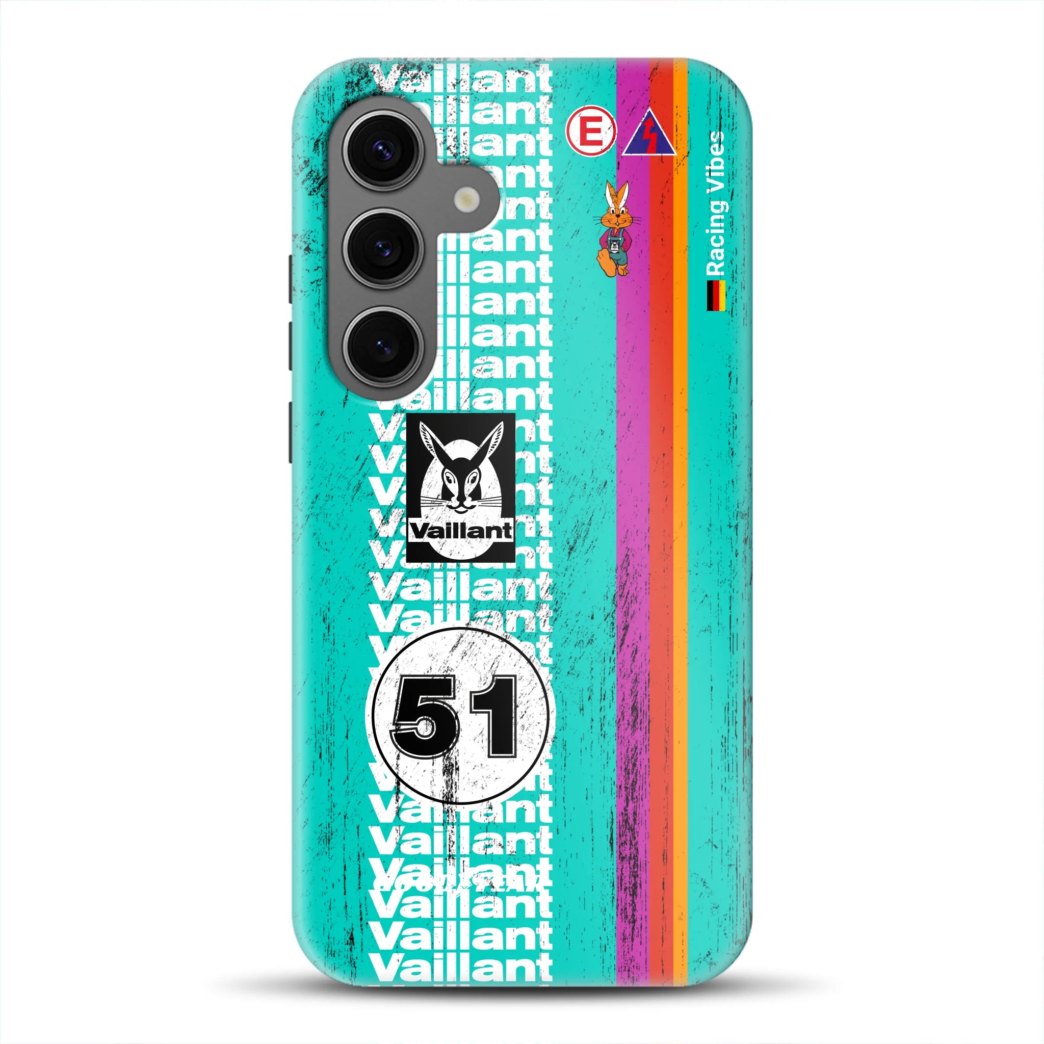 Porsche 935 K3 Vaillant Kremer Racing 1977 Livery - Individuelle Premium Hülle für Samsung