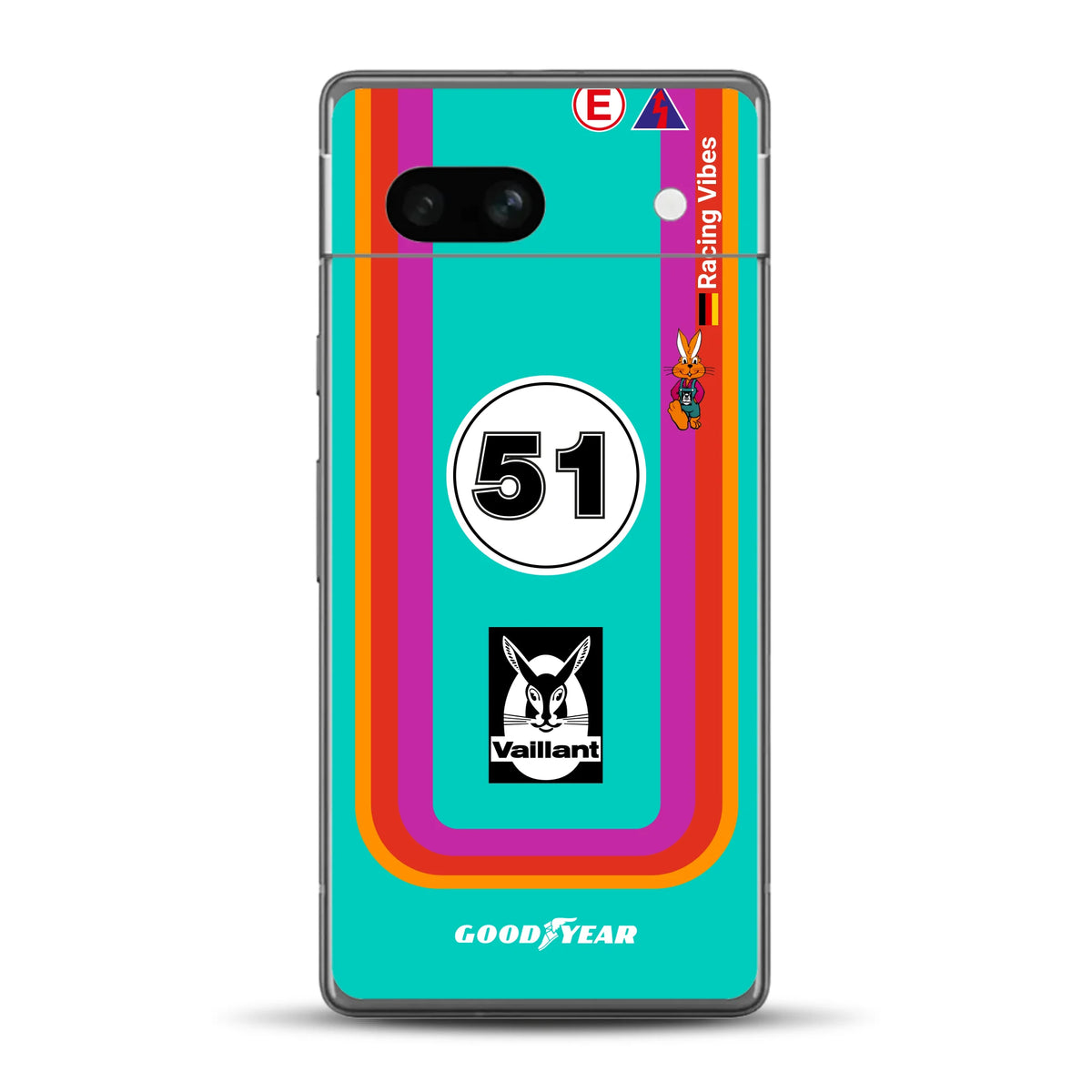 Porsche 935 K3 Vaillant Kremer Racing 1977 Livery - Housse de téléphone portable personnalisée pour Google