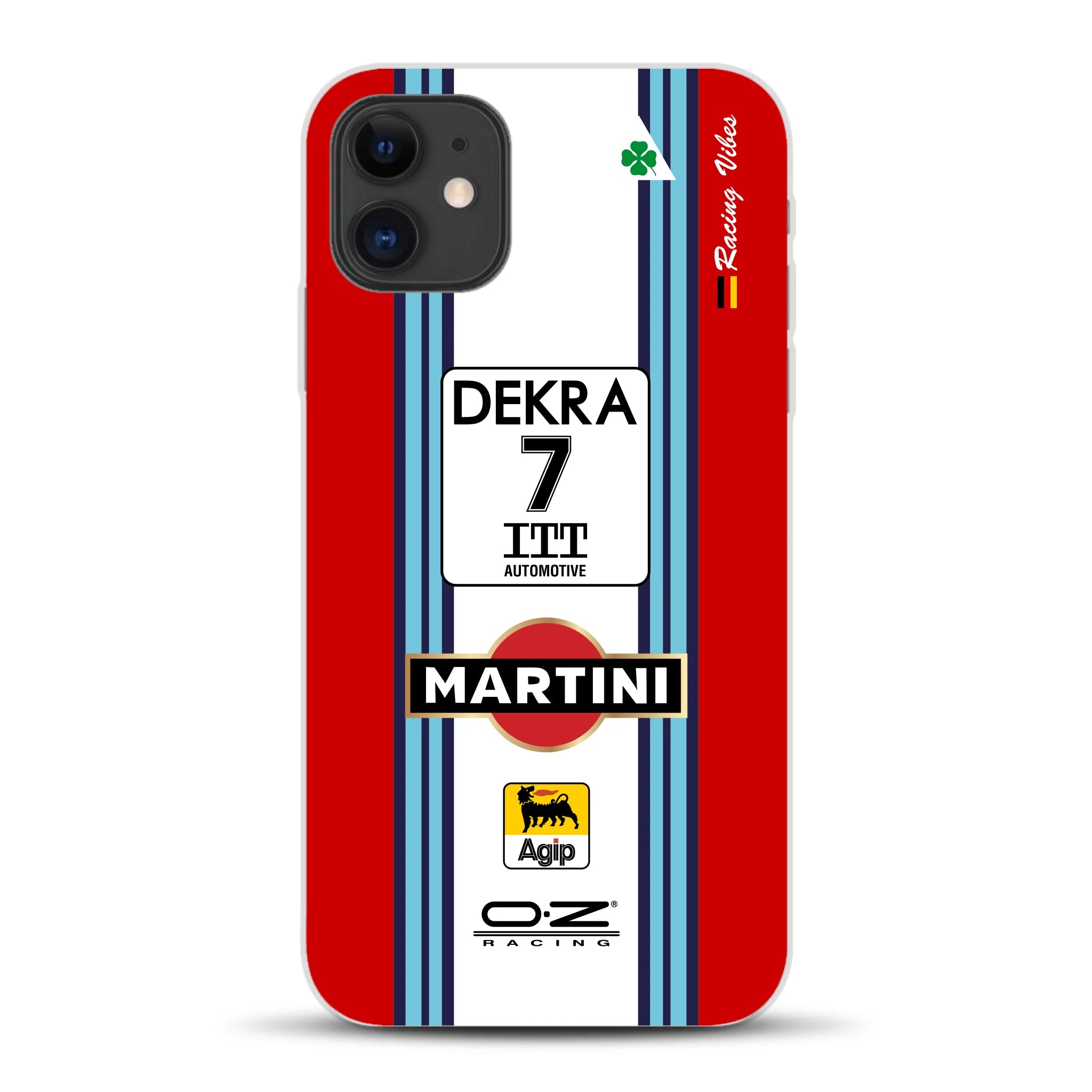 155 V6 TI #7 Nannini Alfa Corse DTM 1995 Livery - Custodia per cellulare personalizzata per iPhone