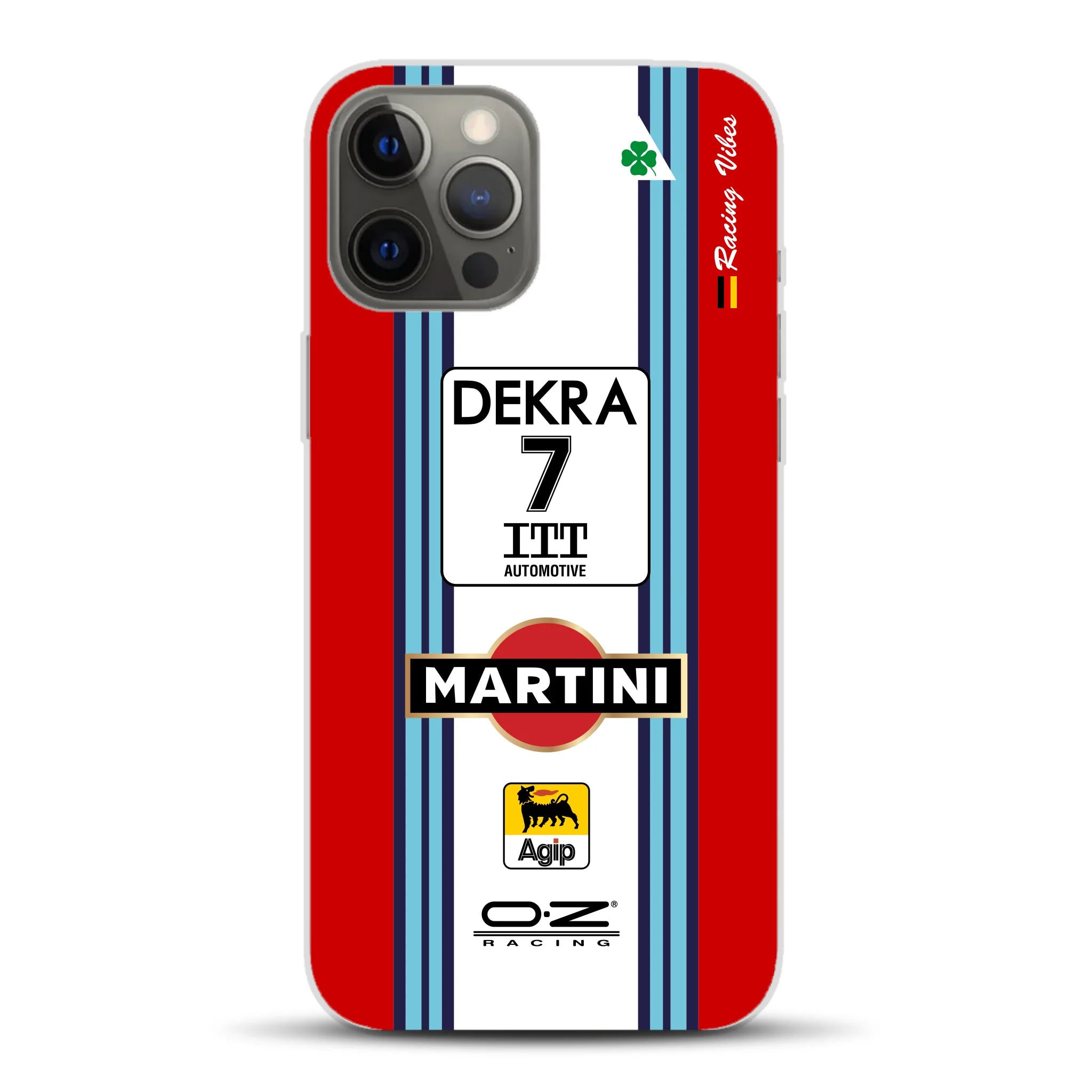 155 V6 TI #7 Nannini Alfa Corse DTM 1995 Livery - Custodia per cellulare personalizzata per iPhone