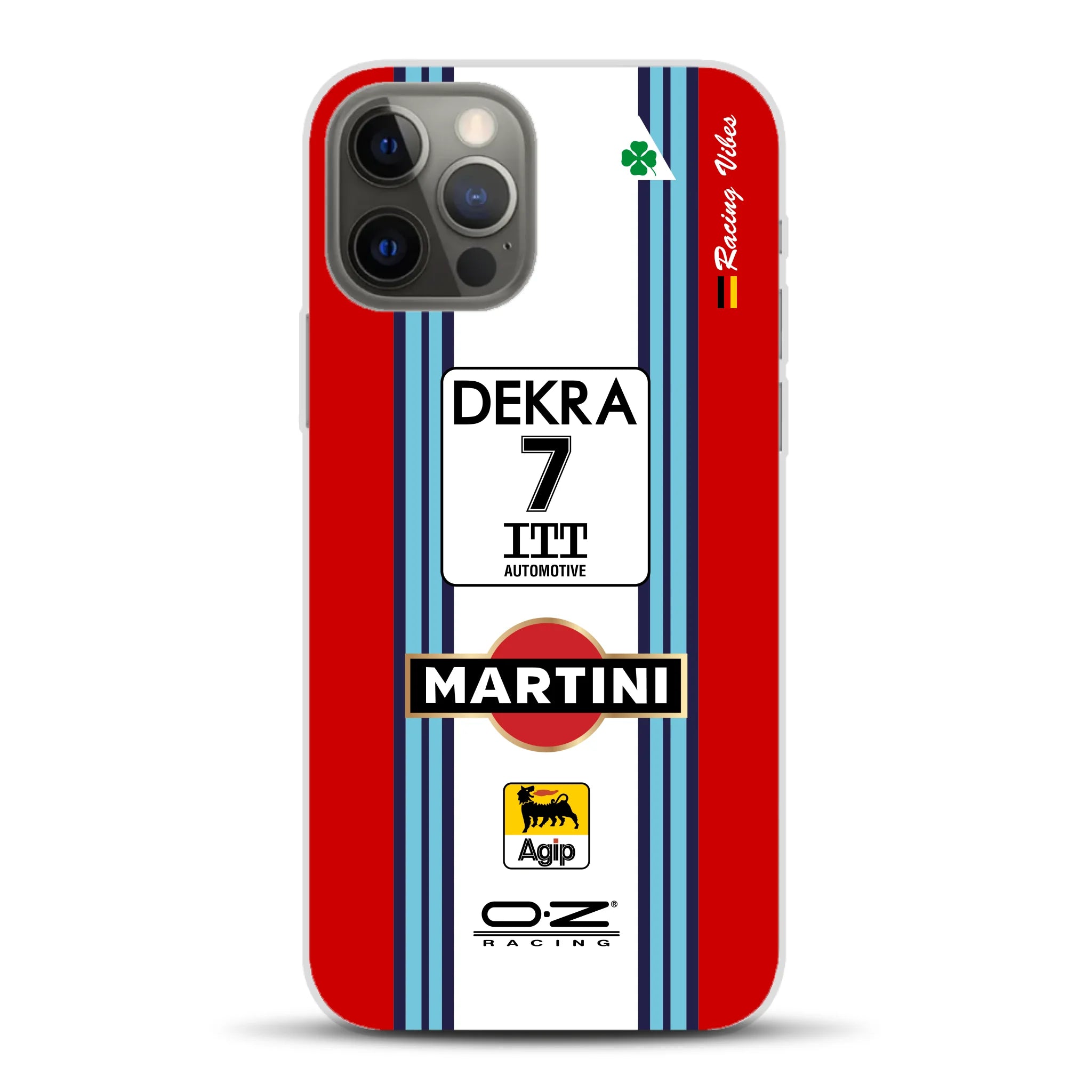 155 V6 TI #7 Nannini Alfa Corse DTM 1995 Livery - Custodia per cellulare personalizzata per iPhone