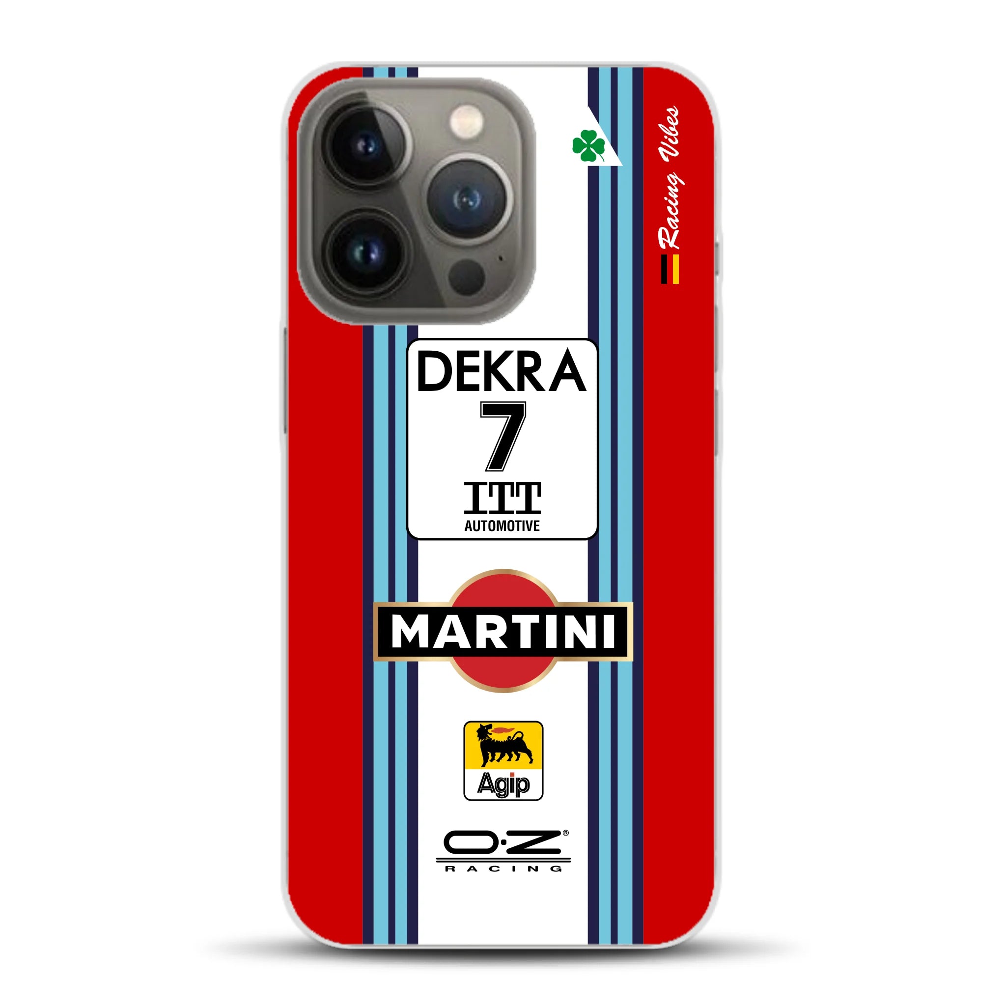 155 V6 TI #7 Nannini Alfa Corse DTM 1995 Livery - Custodia per cellulare personalizzata per iPhone