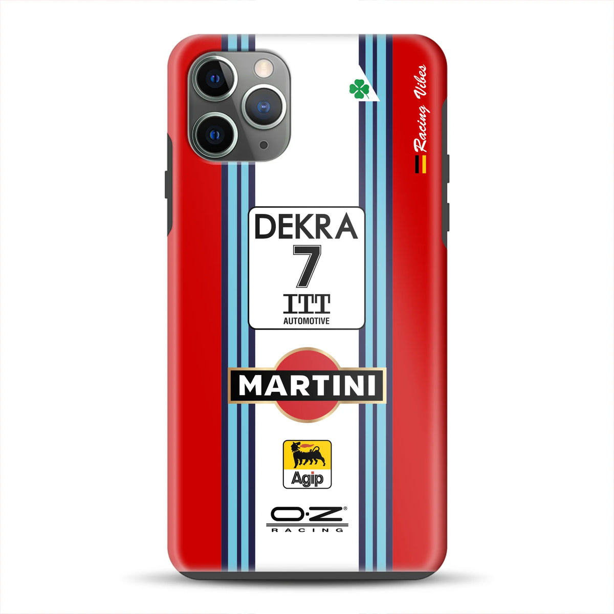 155 V6 TI #7 Nannini Alfa Corse DTM 1995 Livery - Individuelle Premium Hülle für iPhone