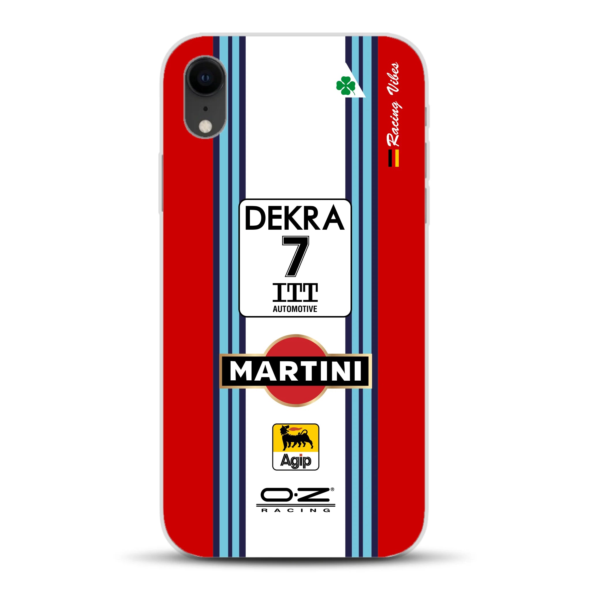 155 V6 TI #7 Nannini Alfa Corse DTM 1995 Livery - Custodia per cellulare personalizzata per iPhone