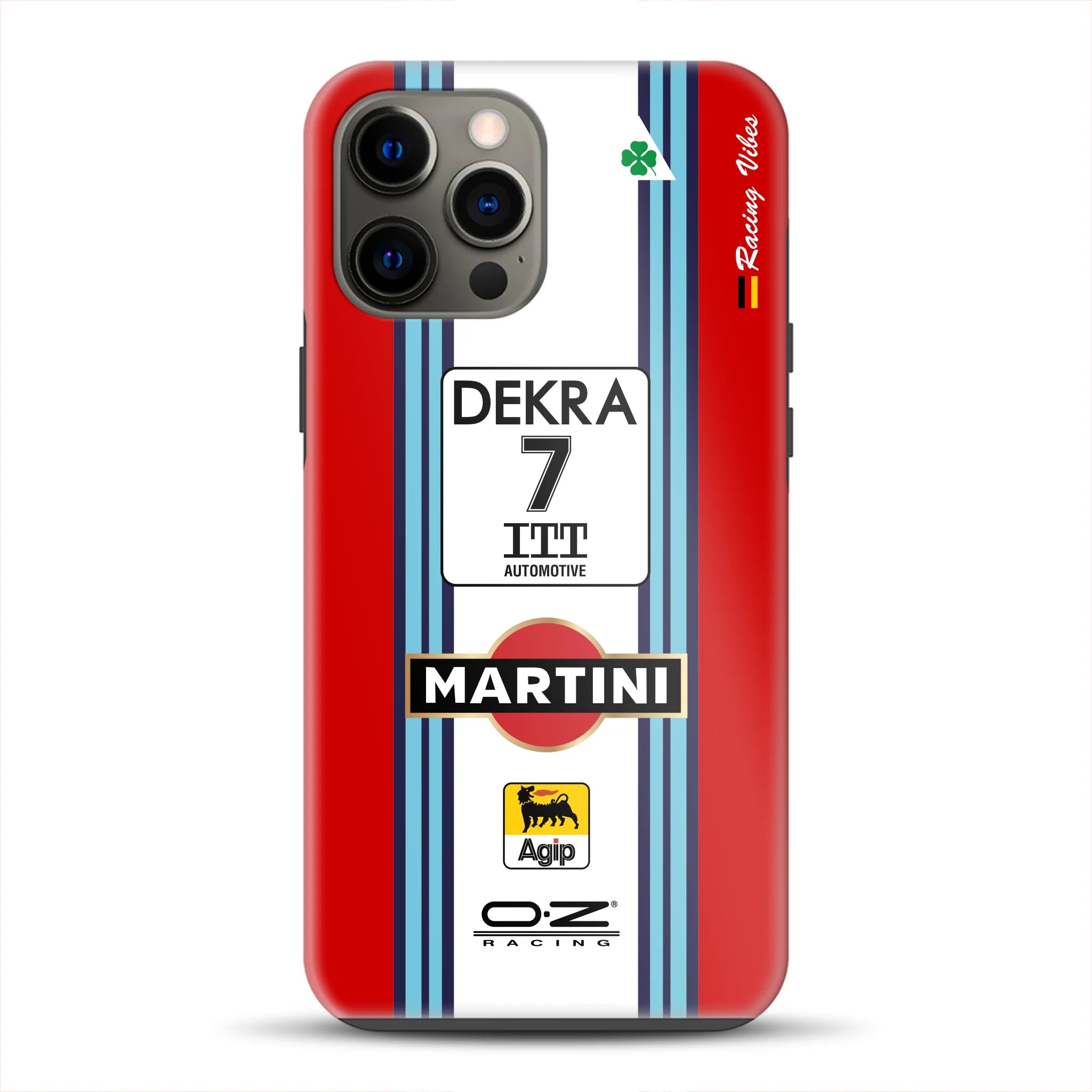 155 V6 TI #7 Nannini Alfa Corse DTM 1995 Livery - Individuelle Premium Hülle für iPhone