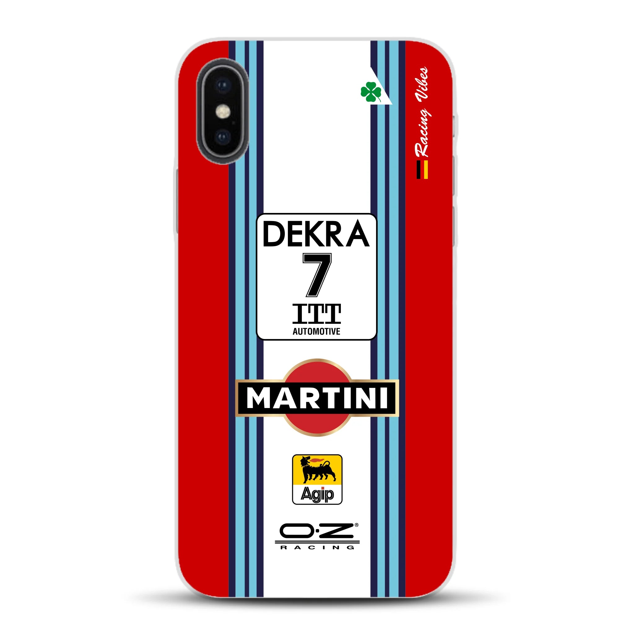 155 V6 TI #7 Nannini Alfa Corse DTM 1995 Livery - Custodia per cellulare personalizzata per iPhone