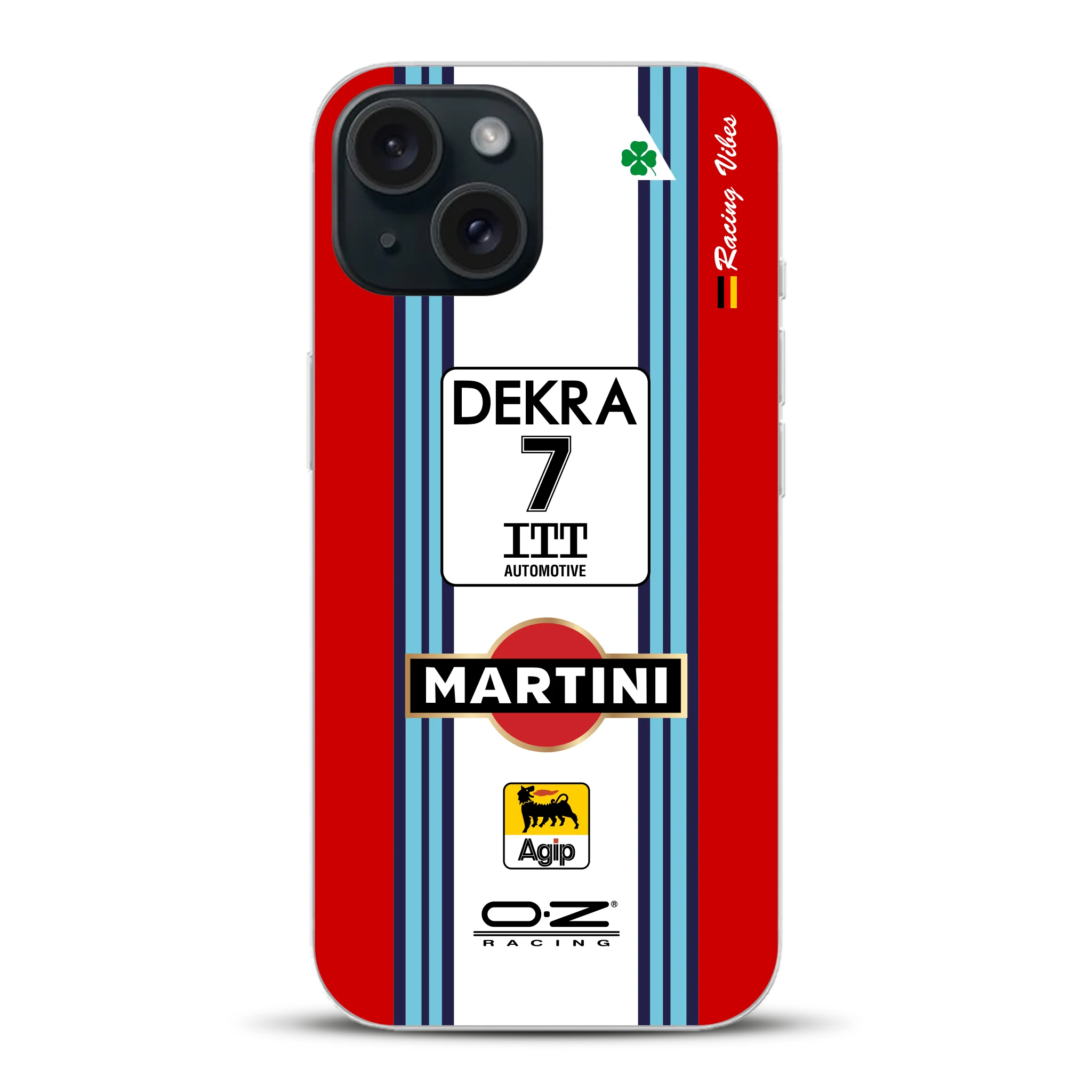 155 V6 TI #7 Nannini Alfa Corse DTM 1995 Livery - Custodia per cellulare personalizzata per iPhone