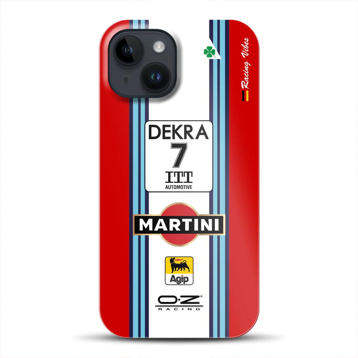 155 V6 TI #7 Nannini Alfa Corse DTM 1995 Livery - Individuelle Premium Hülle für iPhone