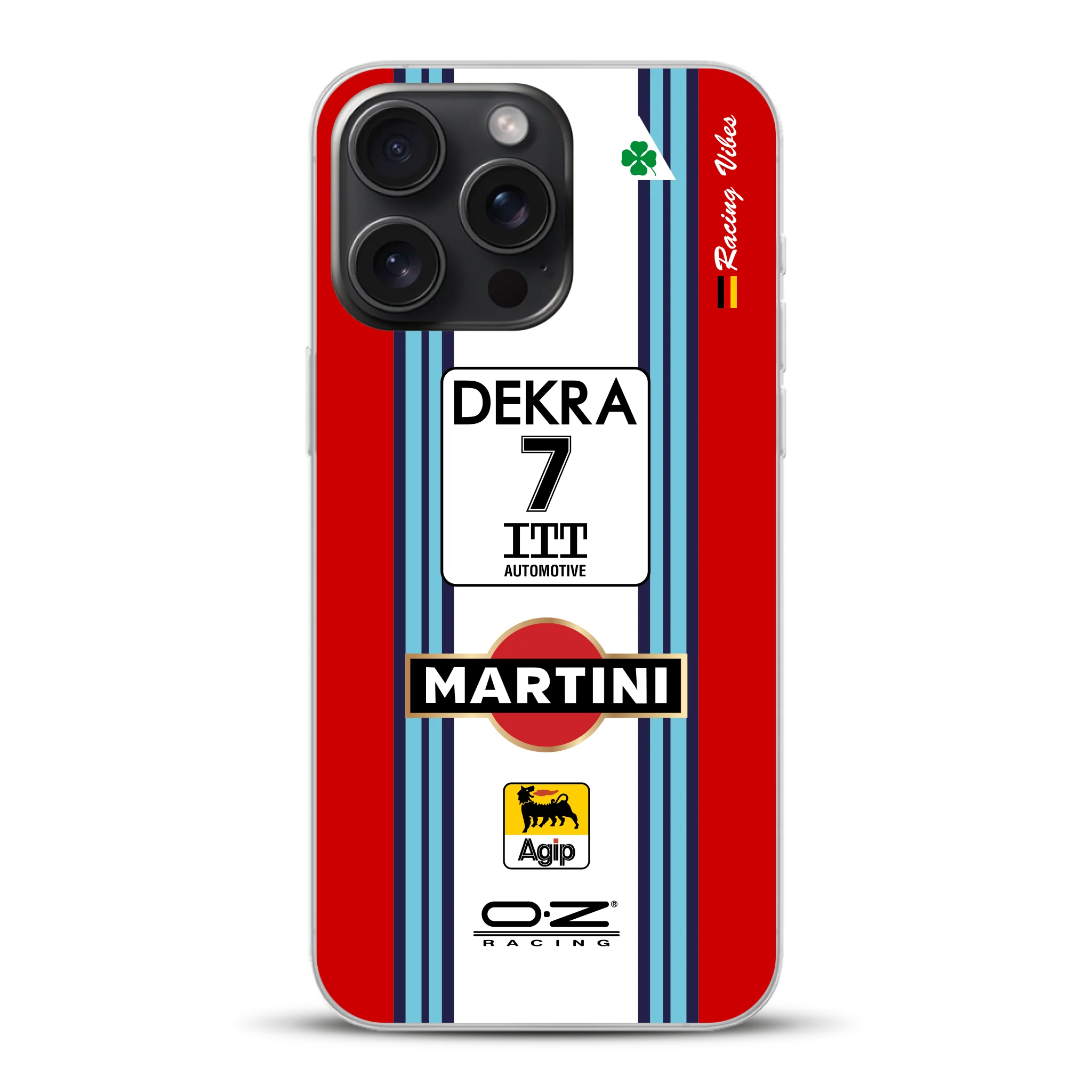 155 V6 TI #7 Nannini Alfa Corse DTM 1995 Livery - Custodia per cellulare personalizzata per iPhone
