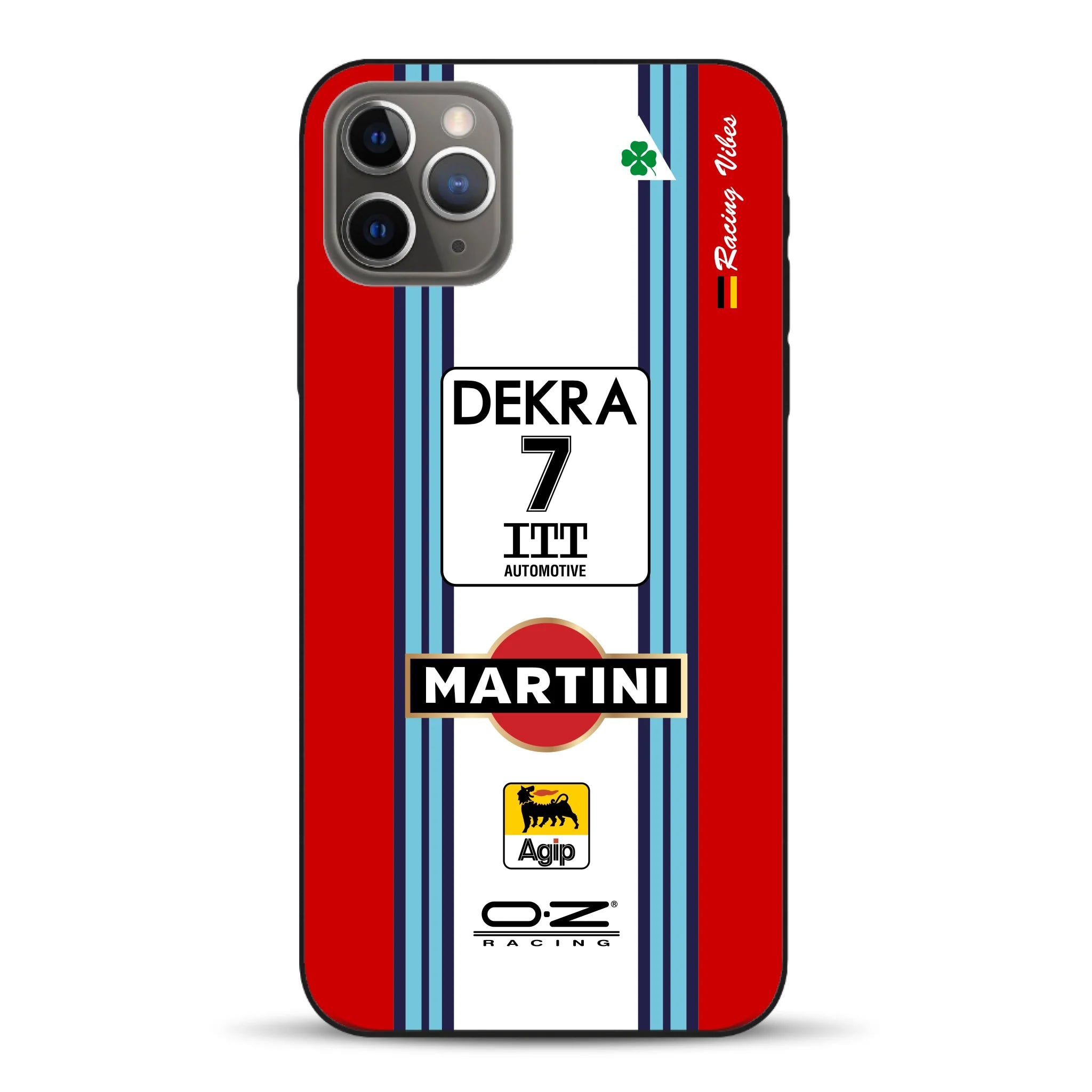 155 V6 TI #7 Nannini Alfa Corse DTM 1995 Livery - Custodia per cellulare personalizzata per iPhone