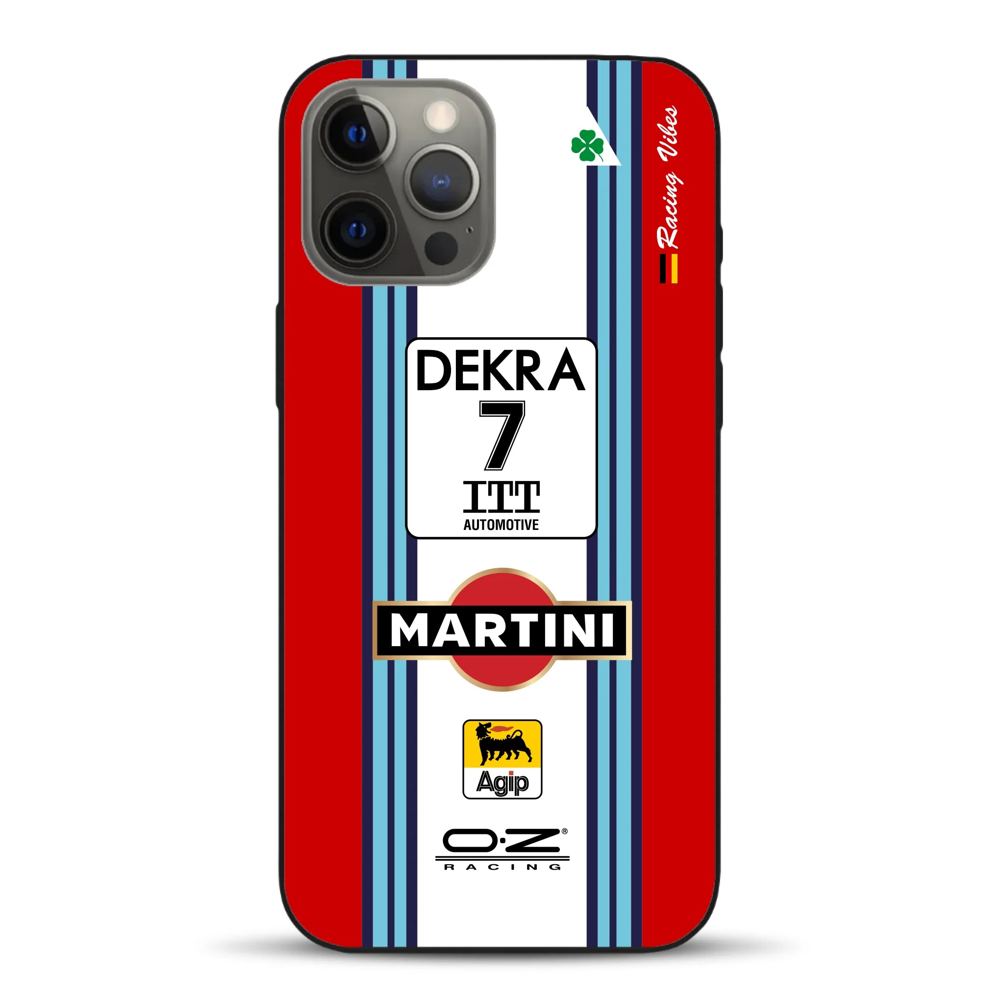 155 V6 TI #7 Nannini Alfa Corse DTM 1995 Livery - Custodia per cellulare personalizzata per iPhone
