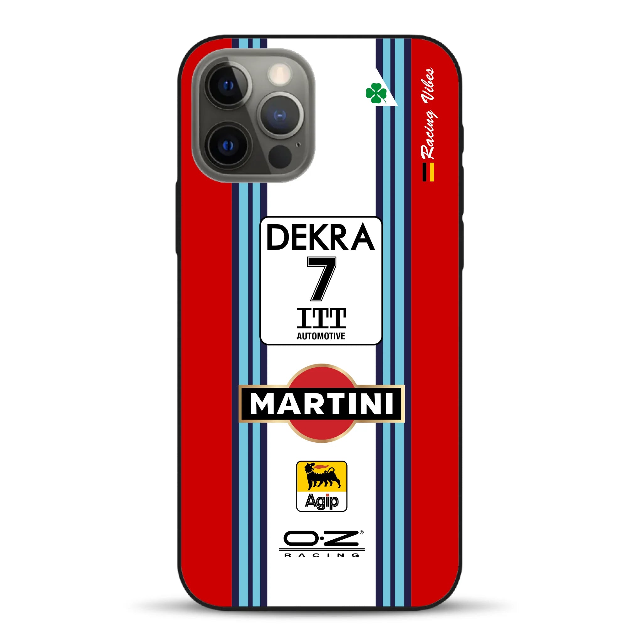 155 V6 TI #7 Nannini Alfa Corse DTM 1995 Livery - Custodia per cellulare personalizzata per iPhone